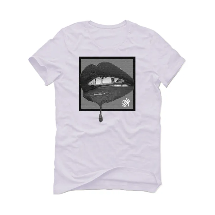 Air Jordan 12 “Stealth” White T-Shirt (LIPSTICK)