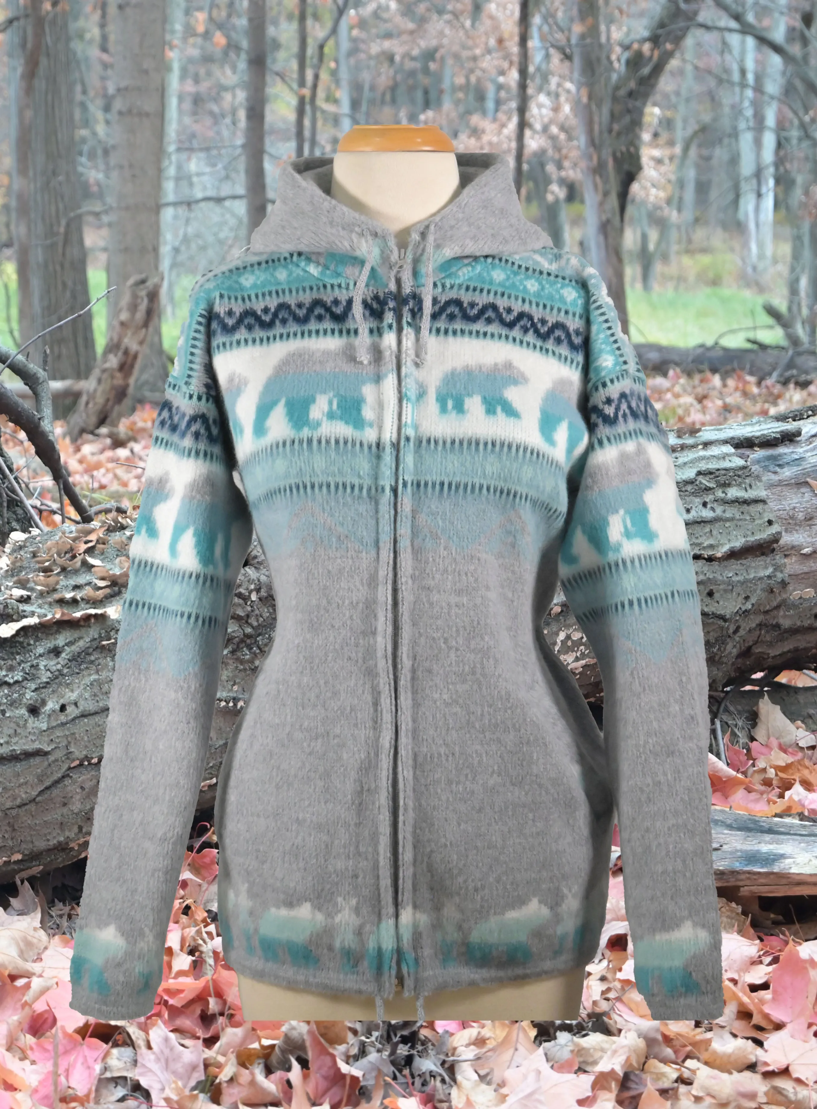 AlpacaChill   Bear  Heavyweight  Alpaca blend Hoodie