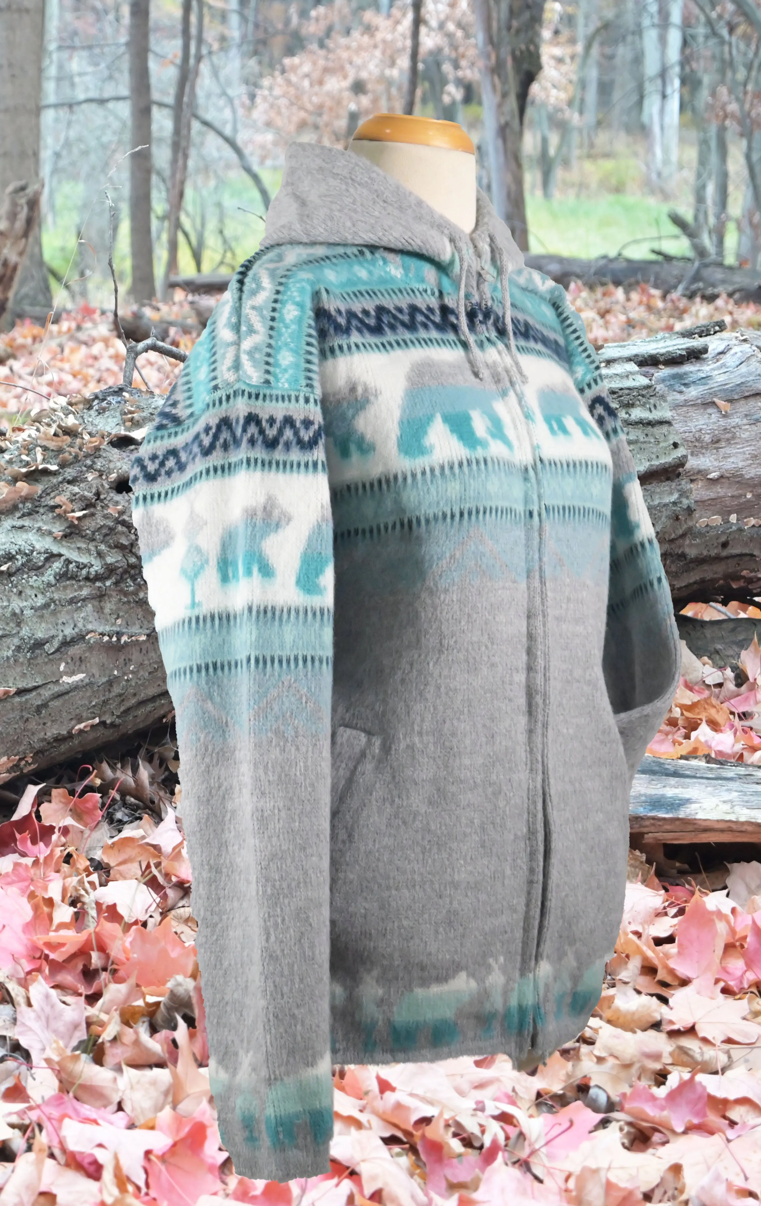 AlpacaChill   Bear  Heavyweight  Alpaca blend Hoodie