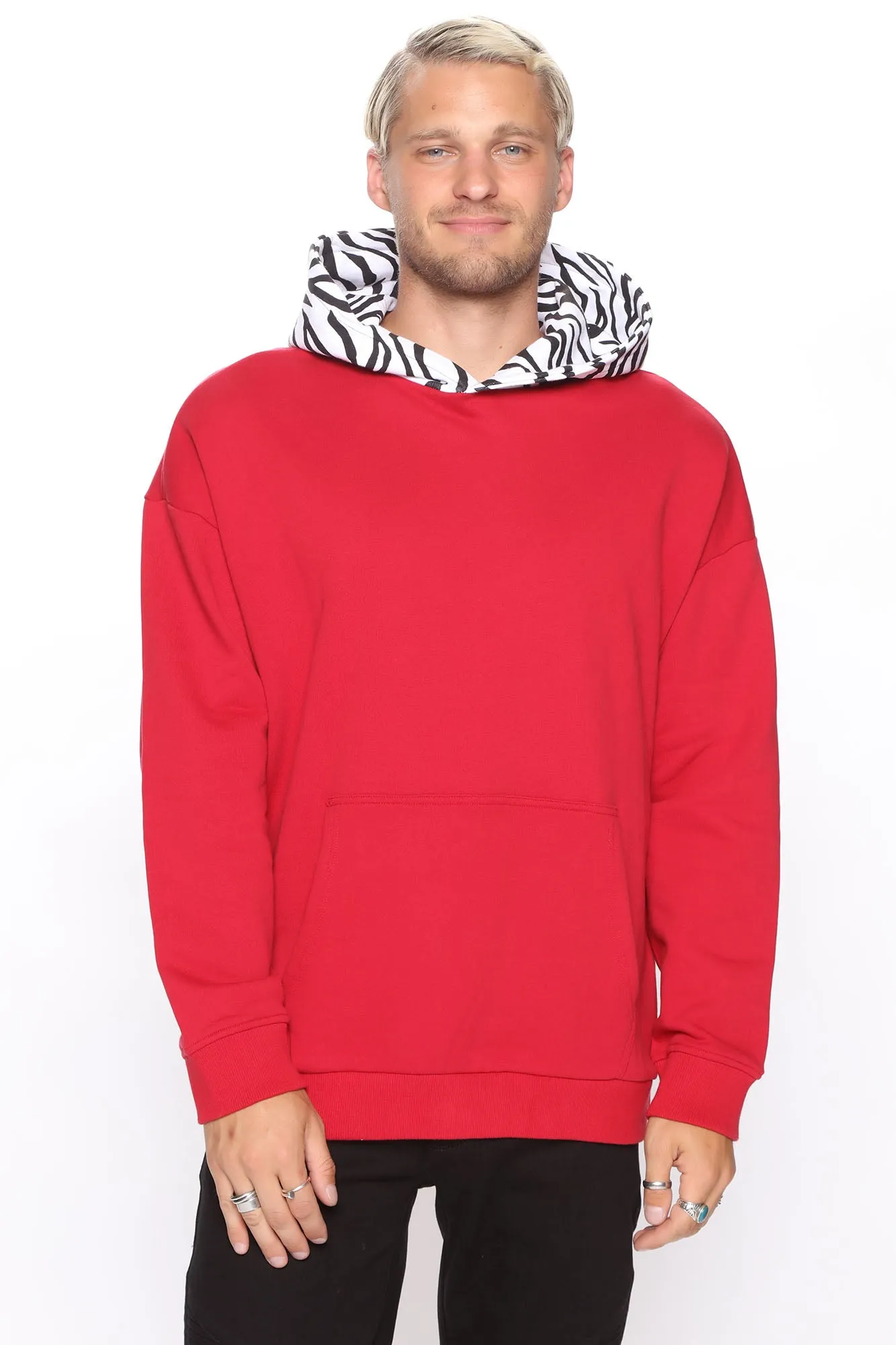 Anonymous Hoodie - Red/combo