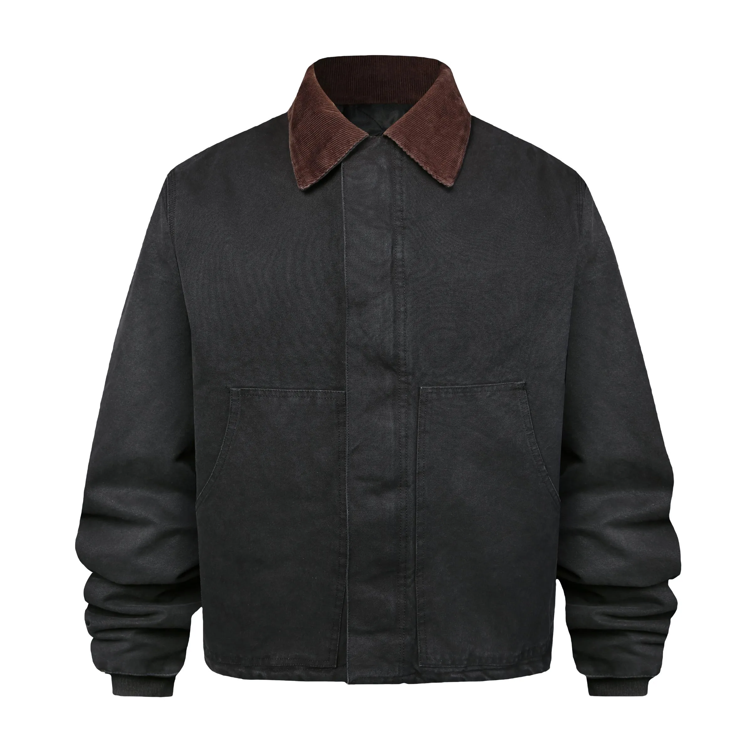 Canvas Work Jacket - Washed Black