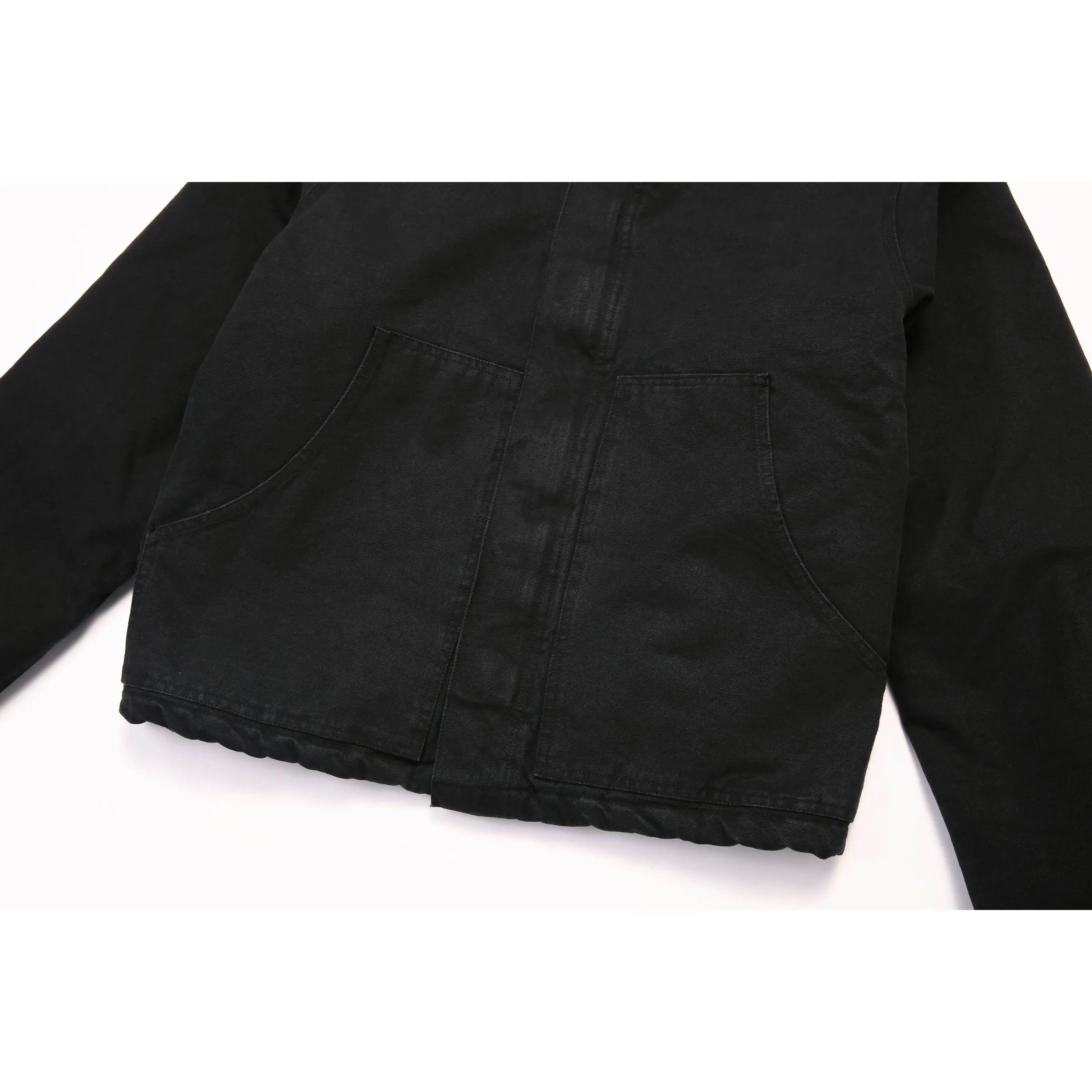 Canvas Work Jacket - Washed Black