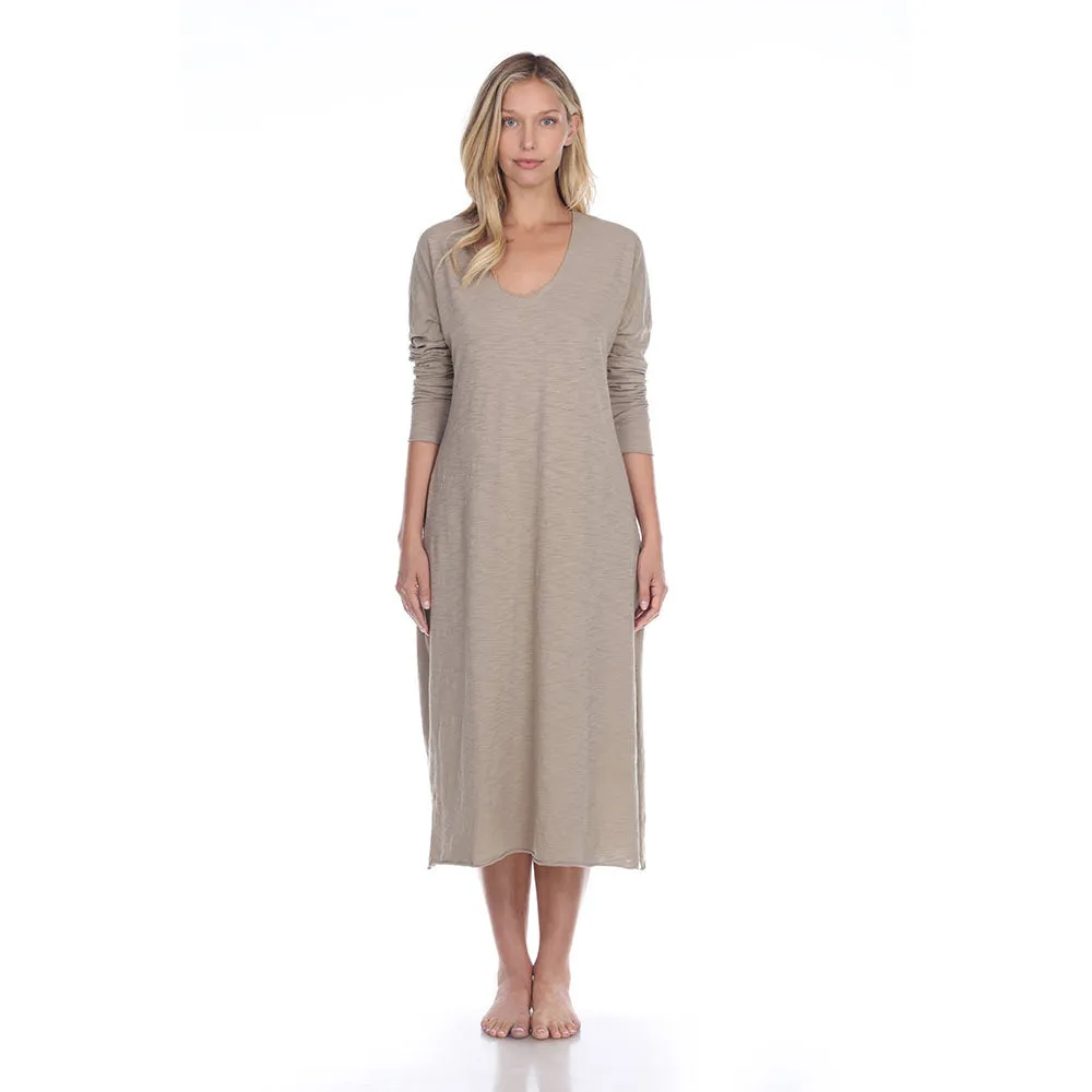 Cocoa V Neck LS Dress