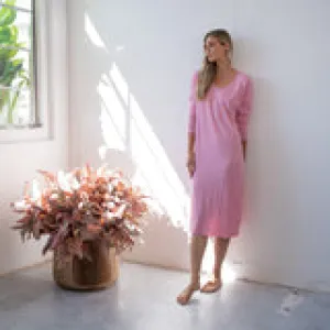 Cocoa V Neck LS Dress