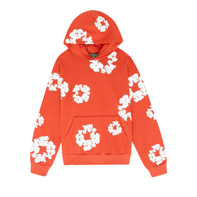 Denim Tears The Cotton Wreath 'Orange' Sweatshirt, orange