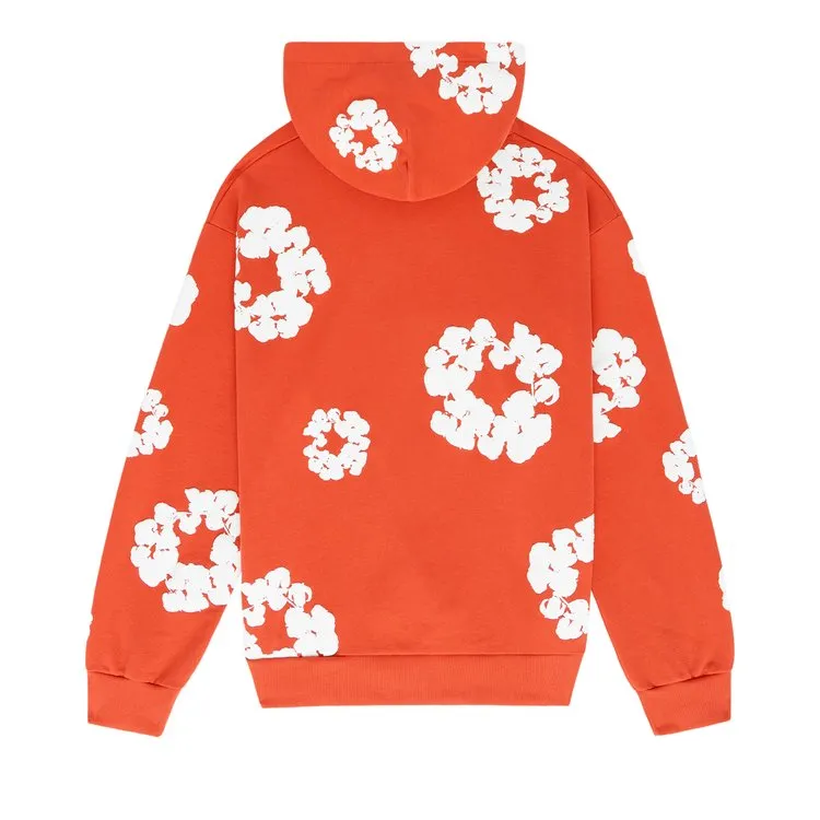 Denim Tears The Cotton Wreath 'Orange' Sweatshirt, orange
