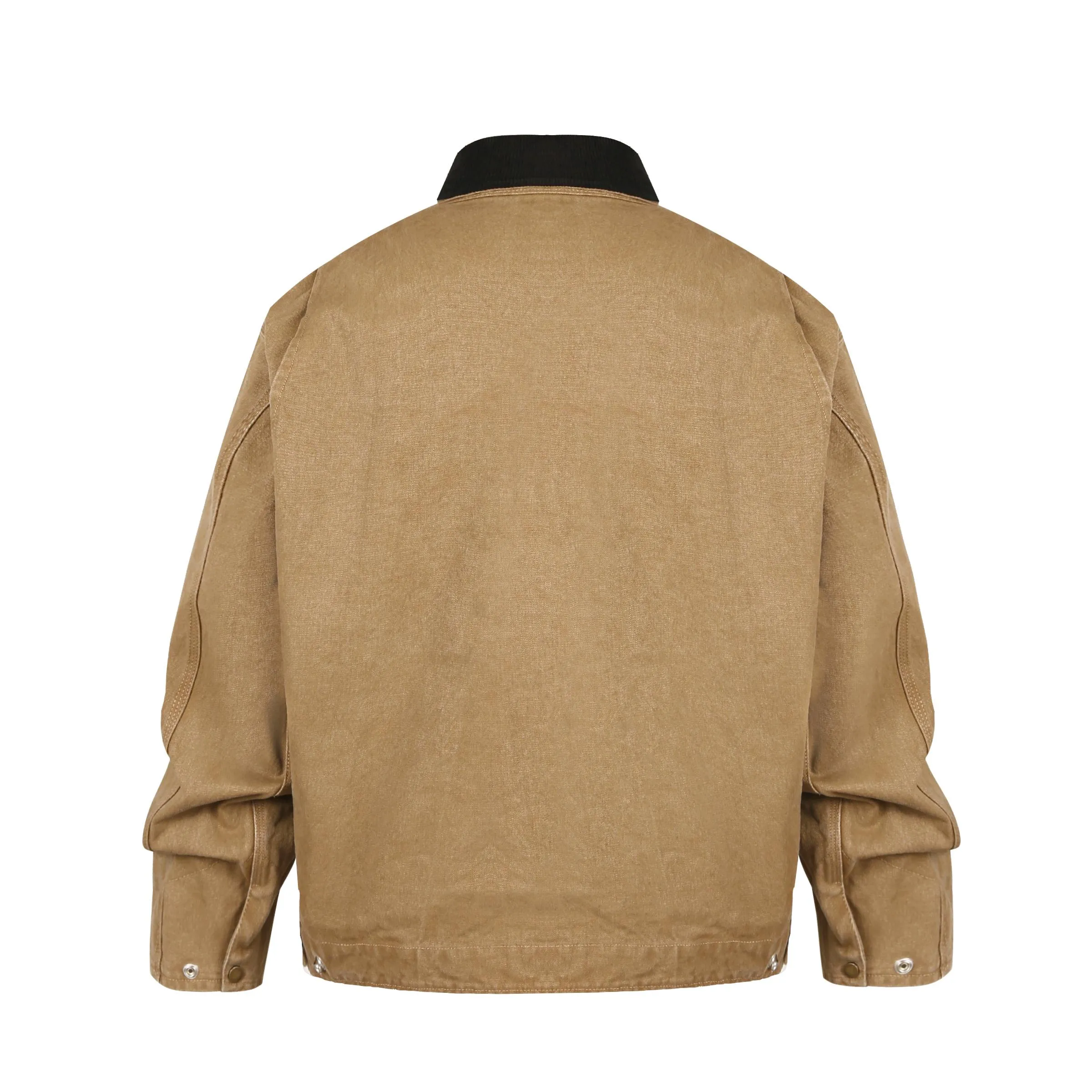 Duck Canvas Jacket - Camel Brown