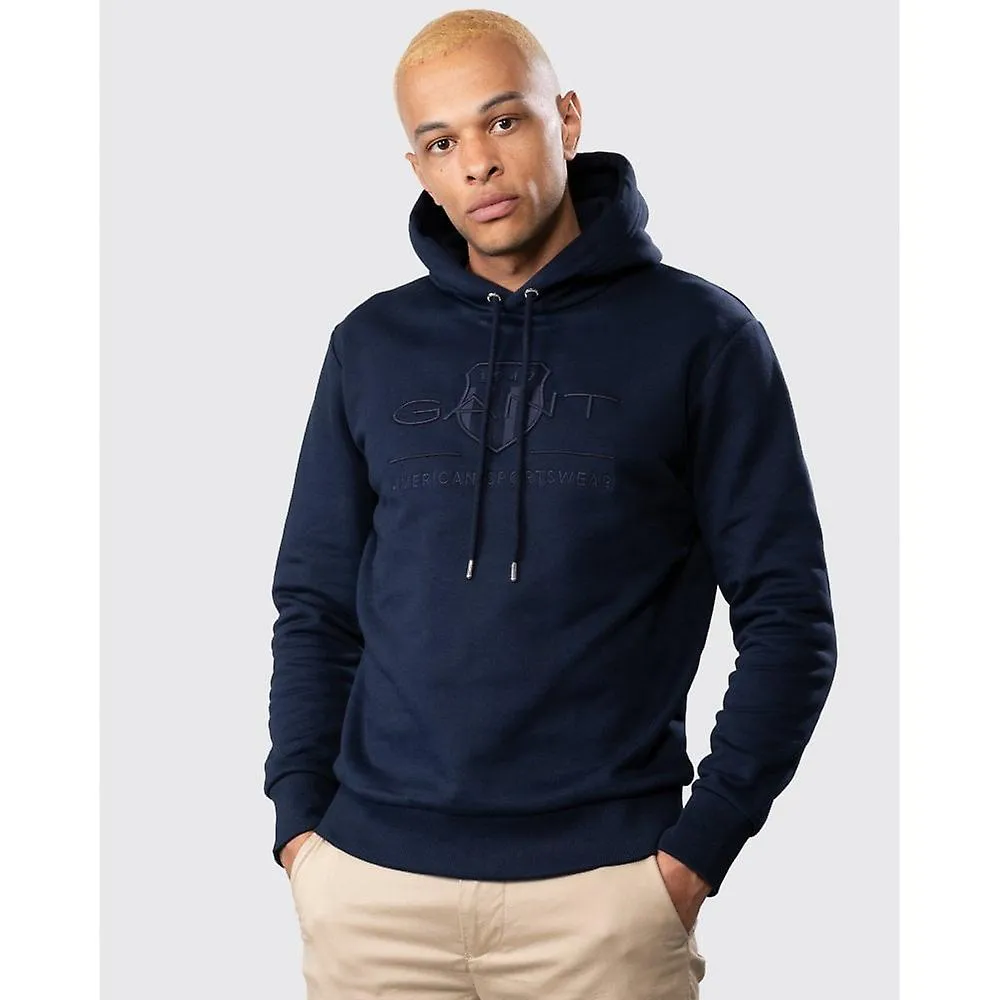 Gant Tonal Archive Shield Hoodie