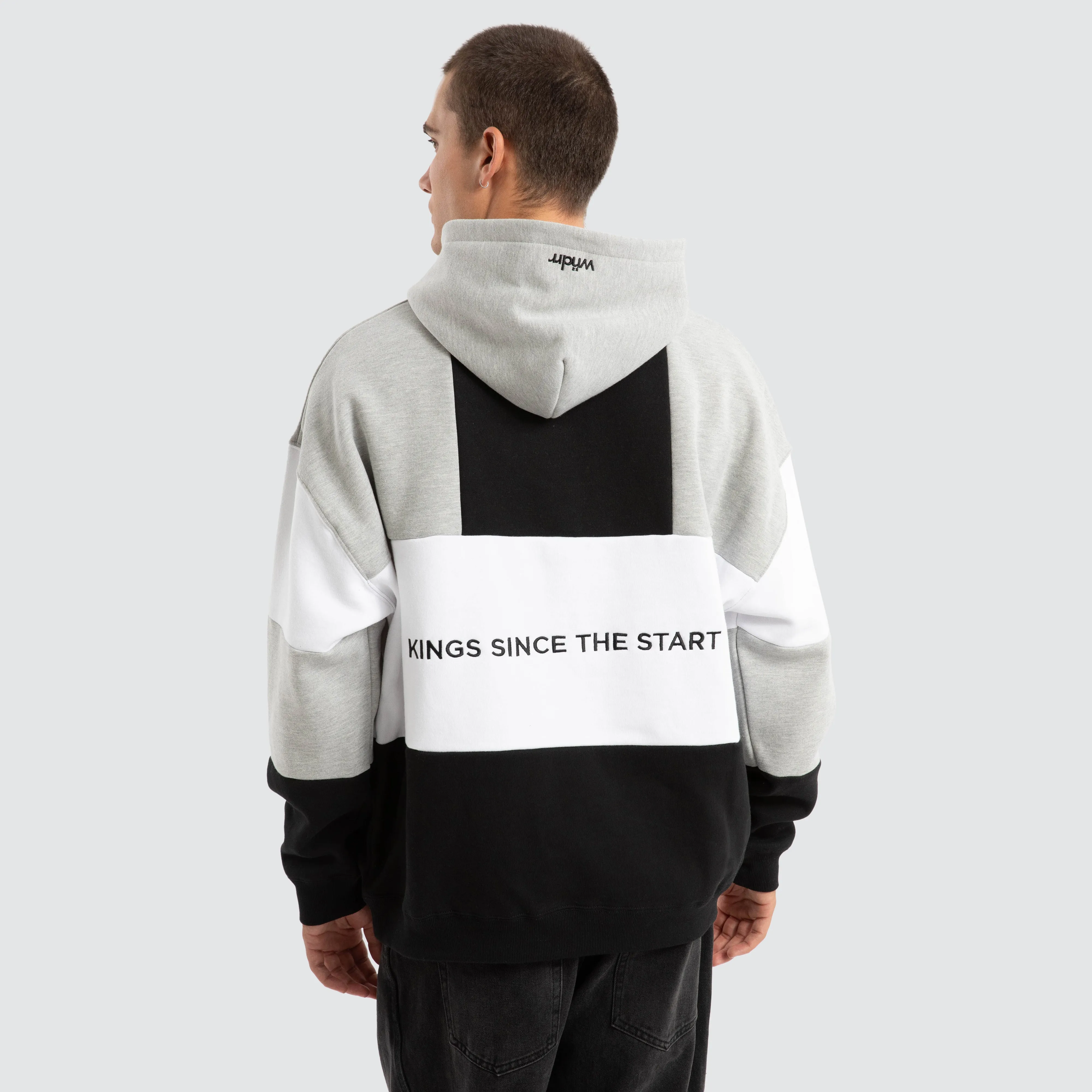 Global Panel Hoodie Black