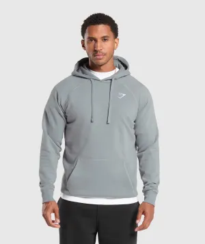 Gymshark Crest Hoodie - Denim Grey
