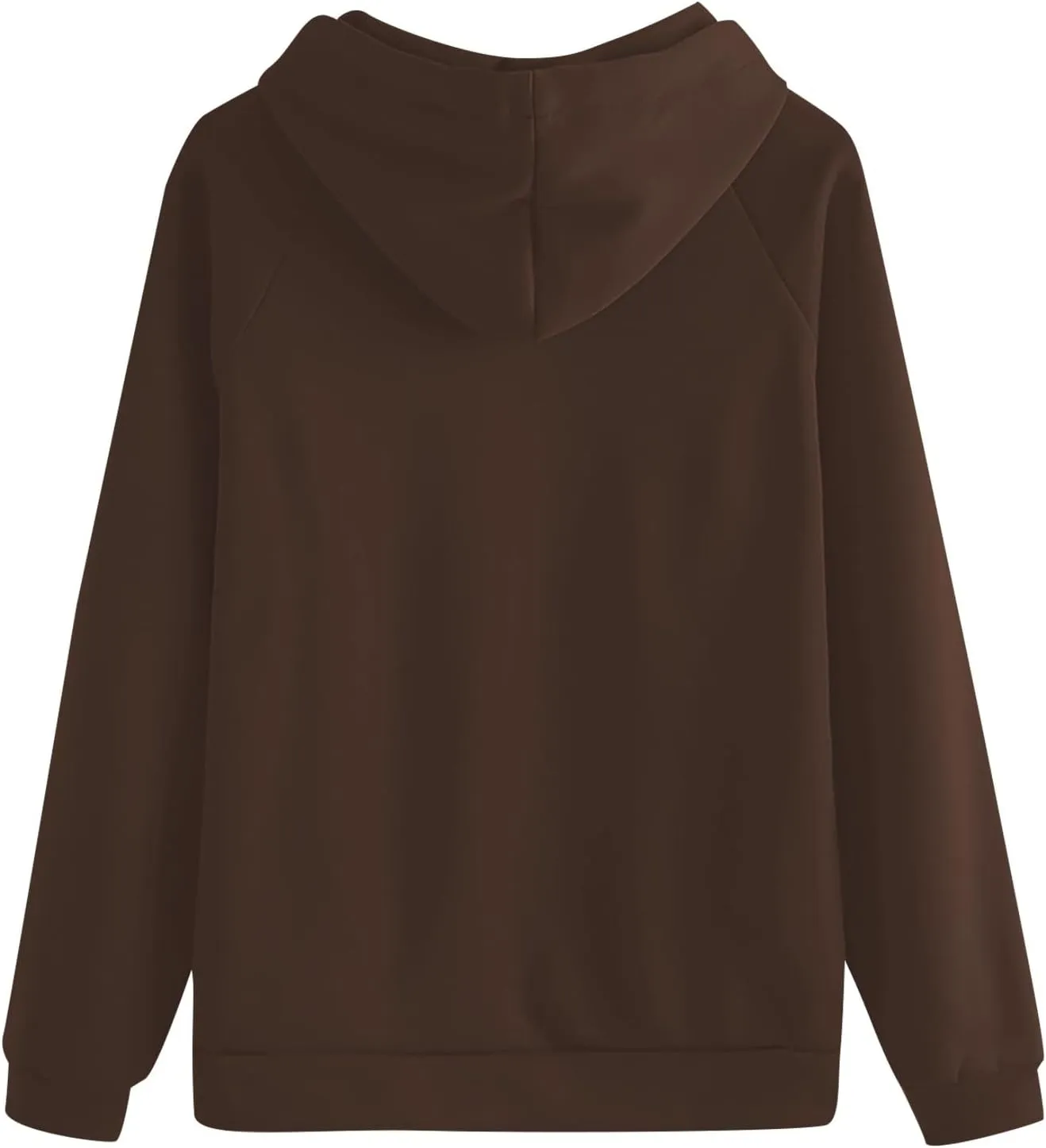 Hoodie for Women Long Sleeve Fleece Oversized Pullover Tops Long Sleeve Drop Shoulder Pocket Blouses Preppy Clothes
