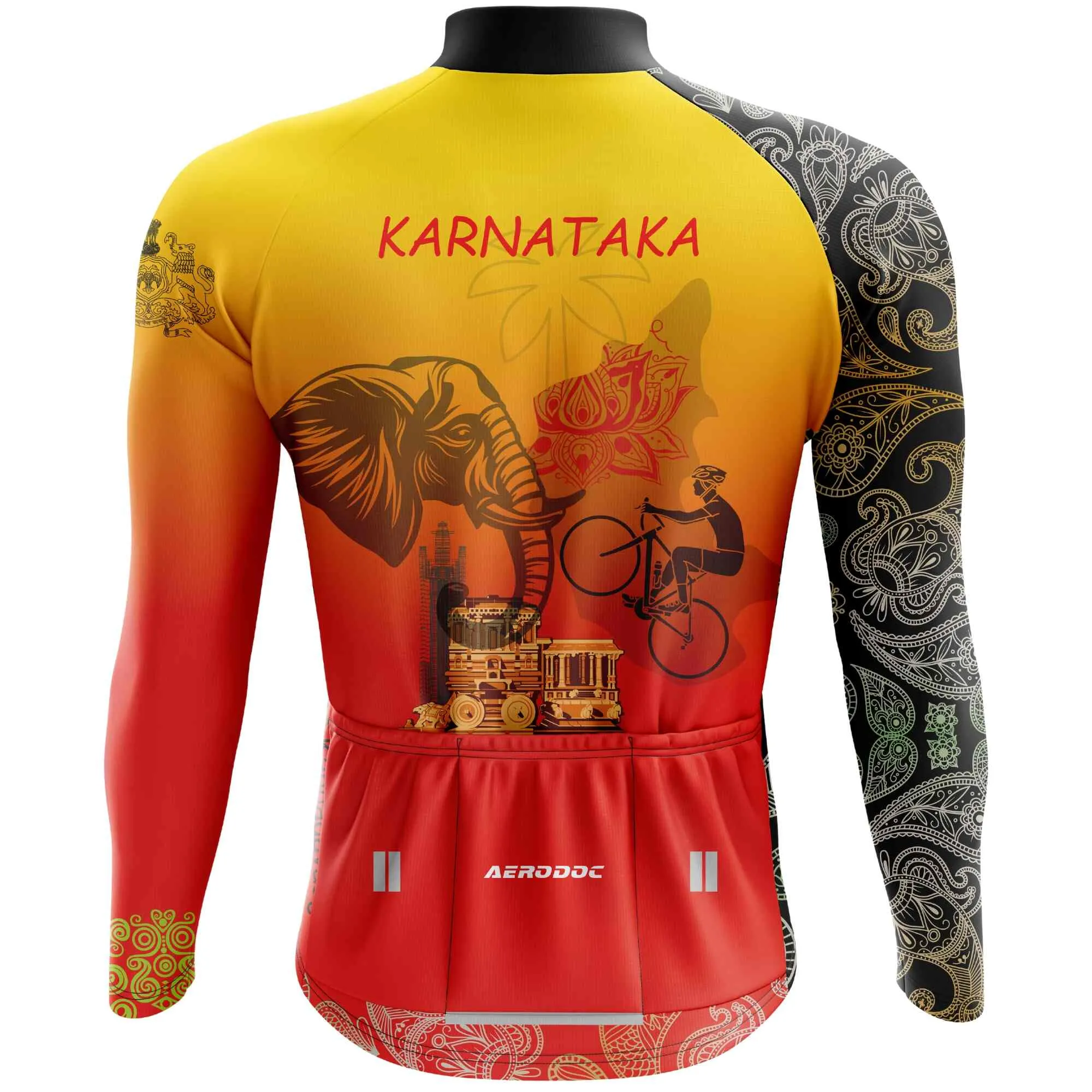 Karnataka Cycling Jersey and Bib Shorts
