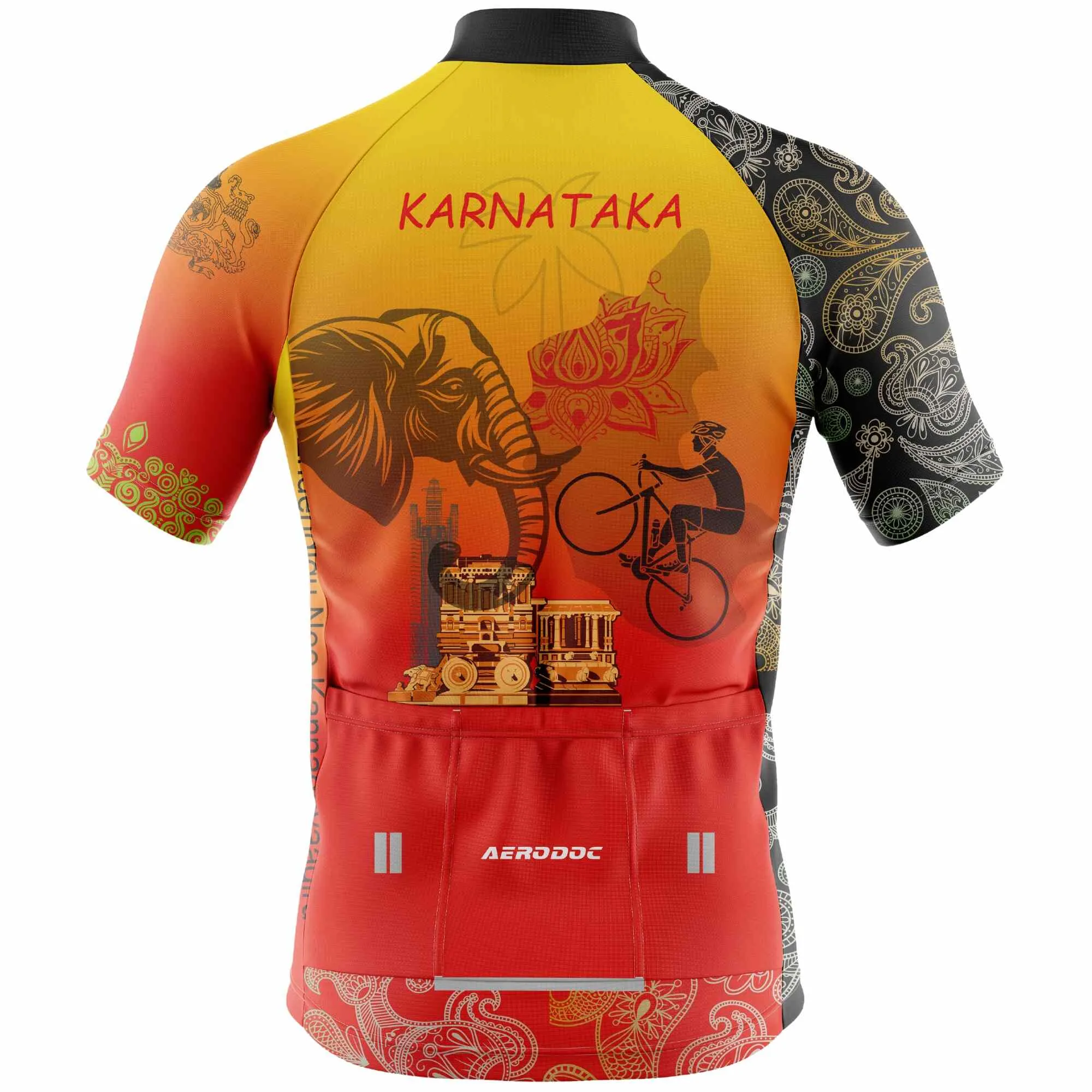 Karnataka Cycling Jersey and Bib Shorts