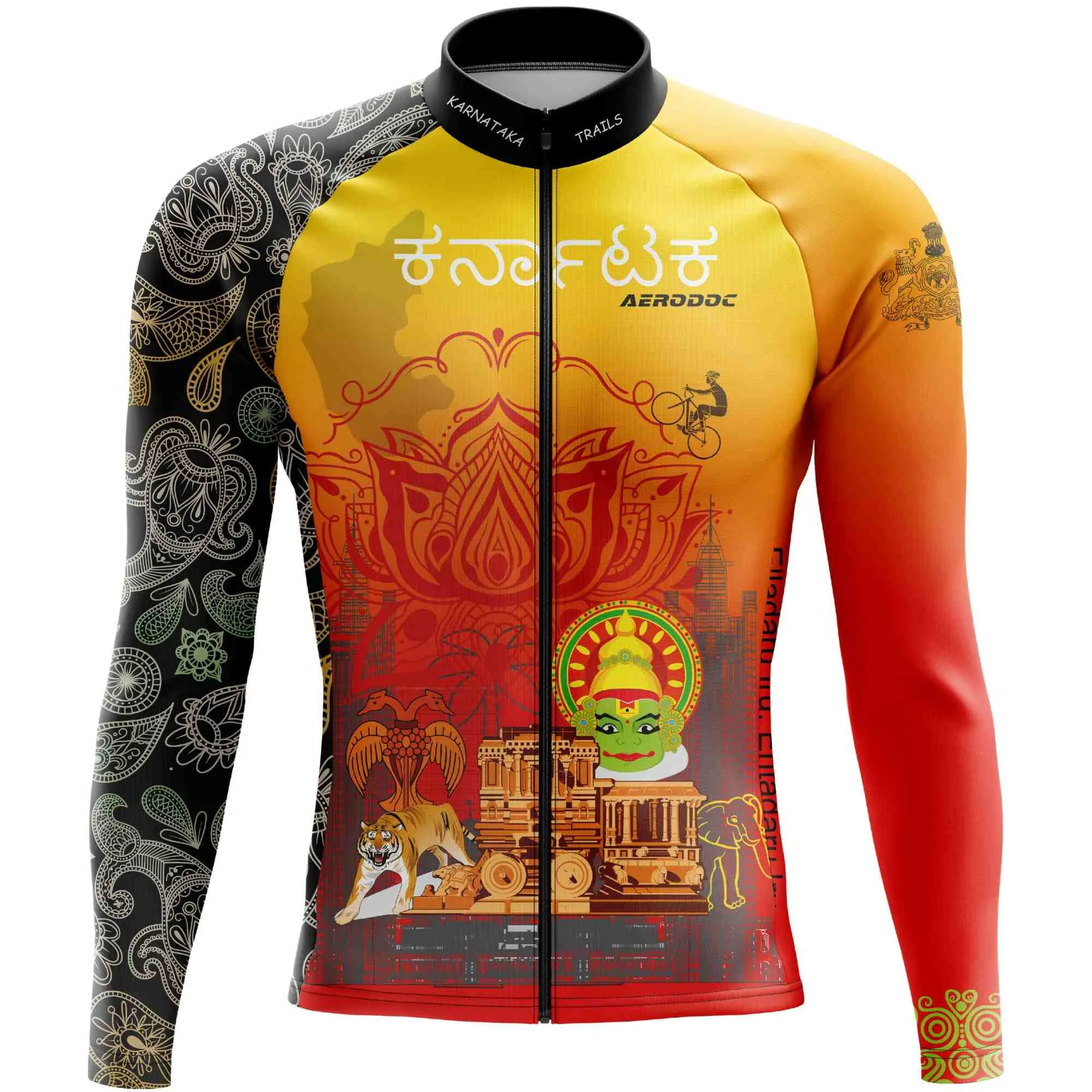 Karnataka Cycling Jersey and Bib Shorts