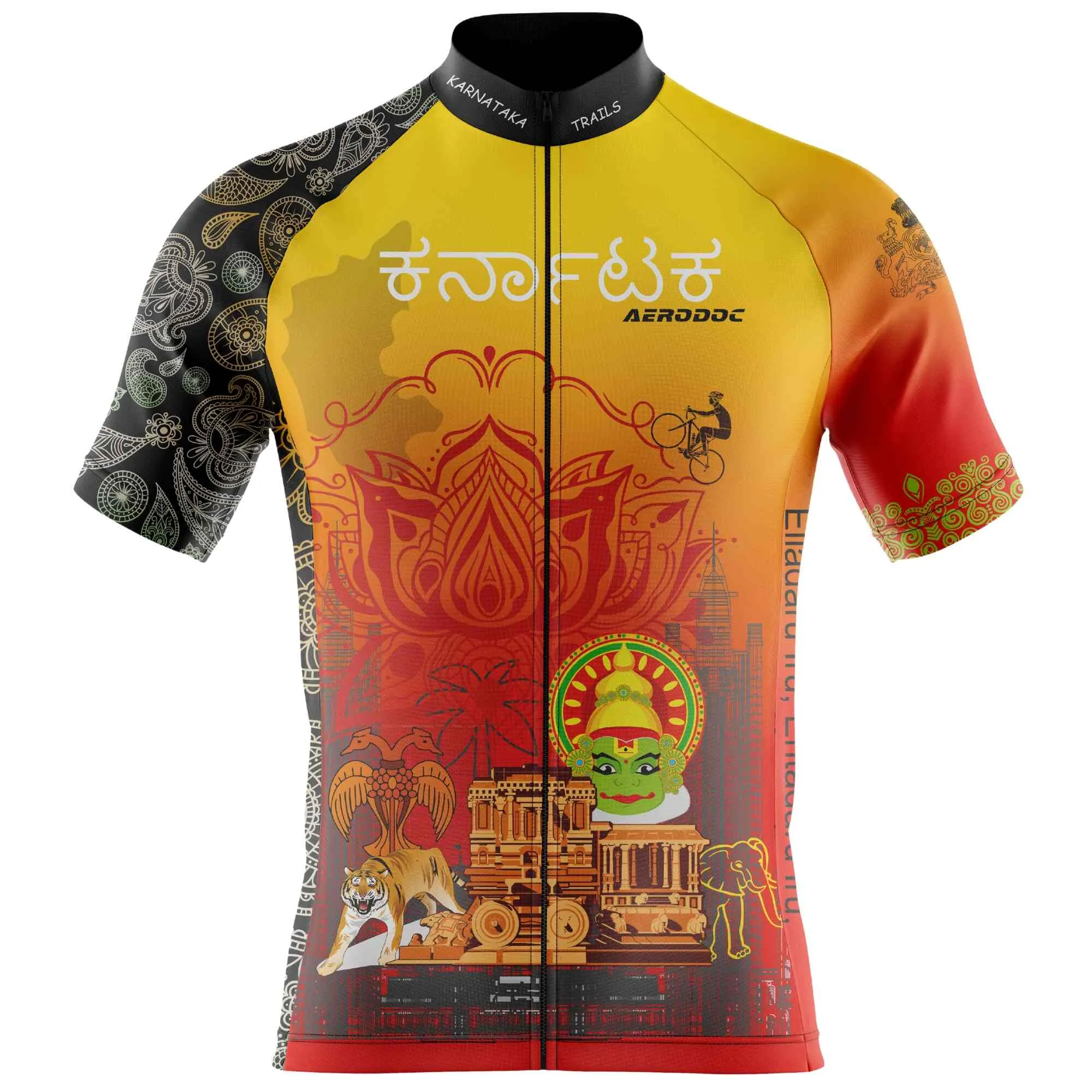 Karnataka Cycling Jersey and Bib Shorts