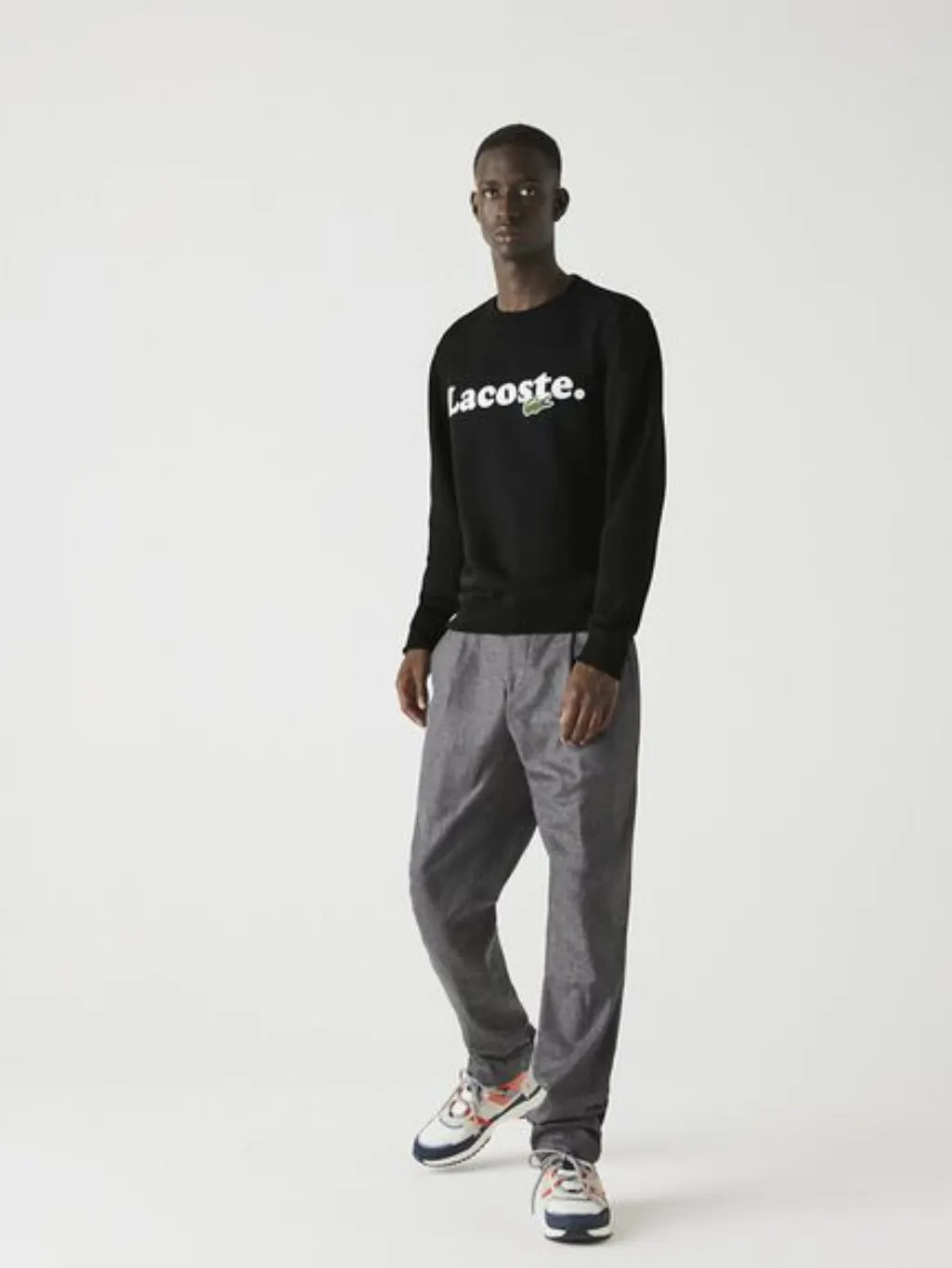 Lacoste Wording Crew Neck Sweat