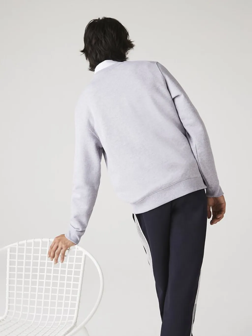 Lacoste Wording Crew Neck Sweat