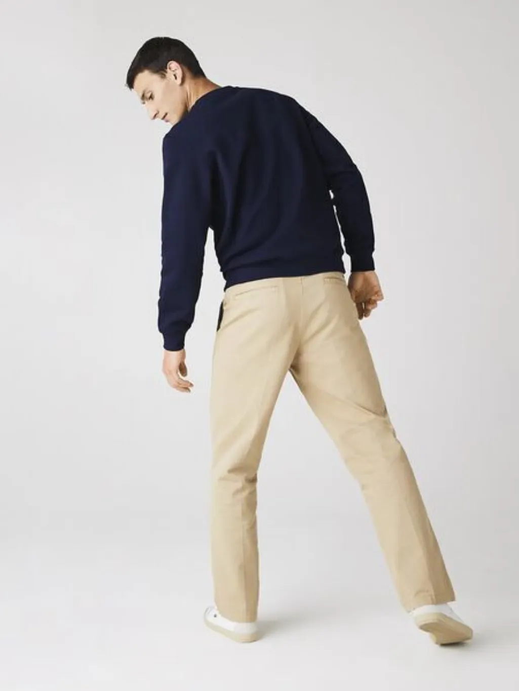 Lacoste Wording Crew Neck Sweat