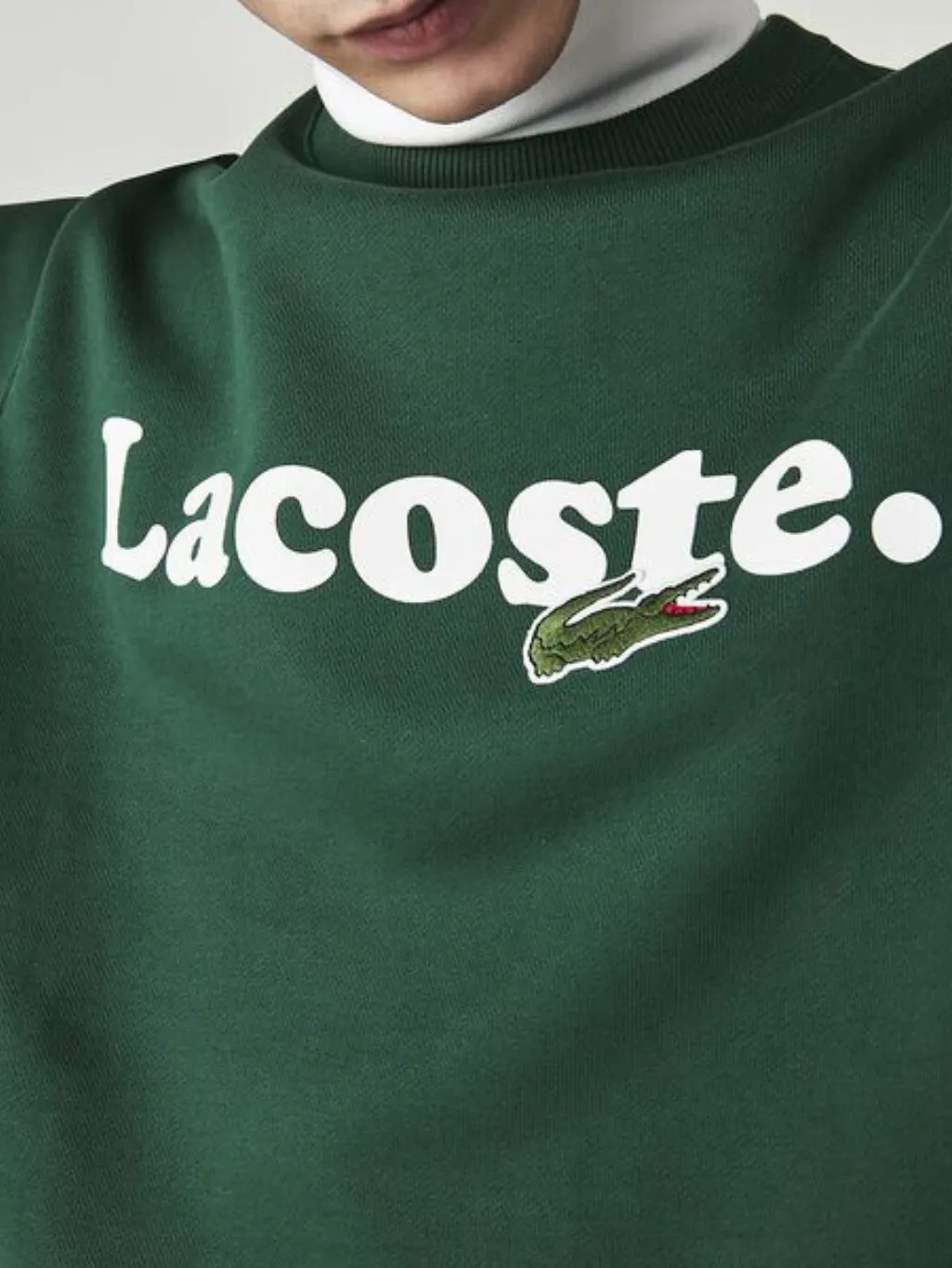 Lacoste Wording Crew Neck Sweat