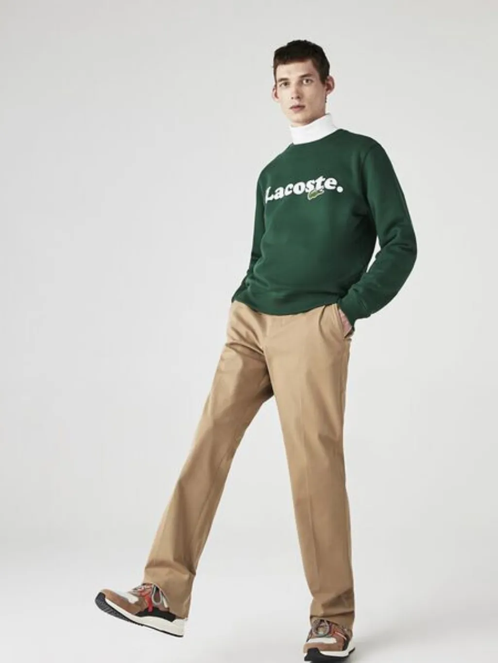 Lacoste Wording Crew Neck Sweat