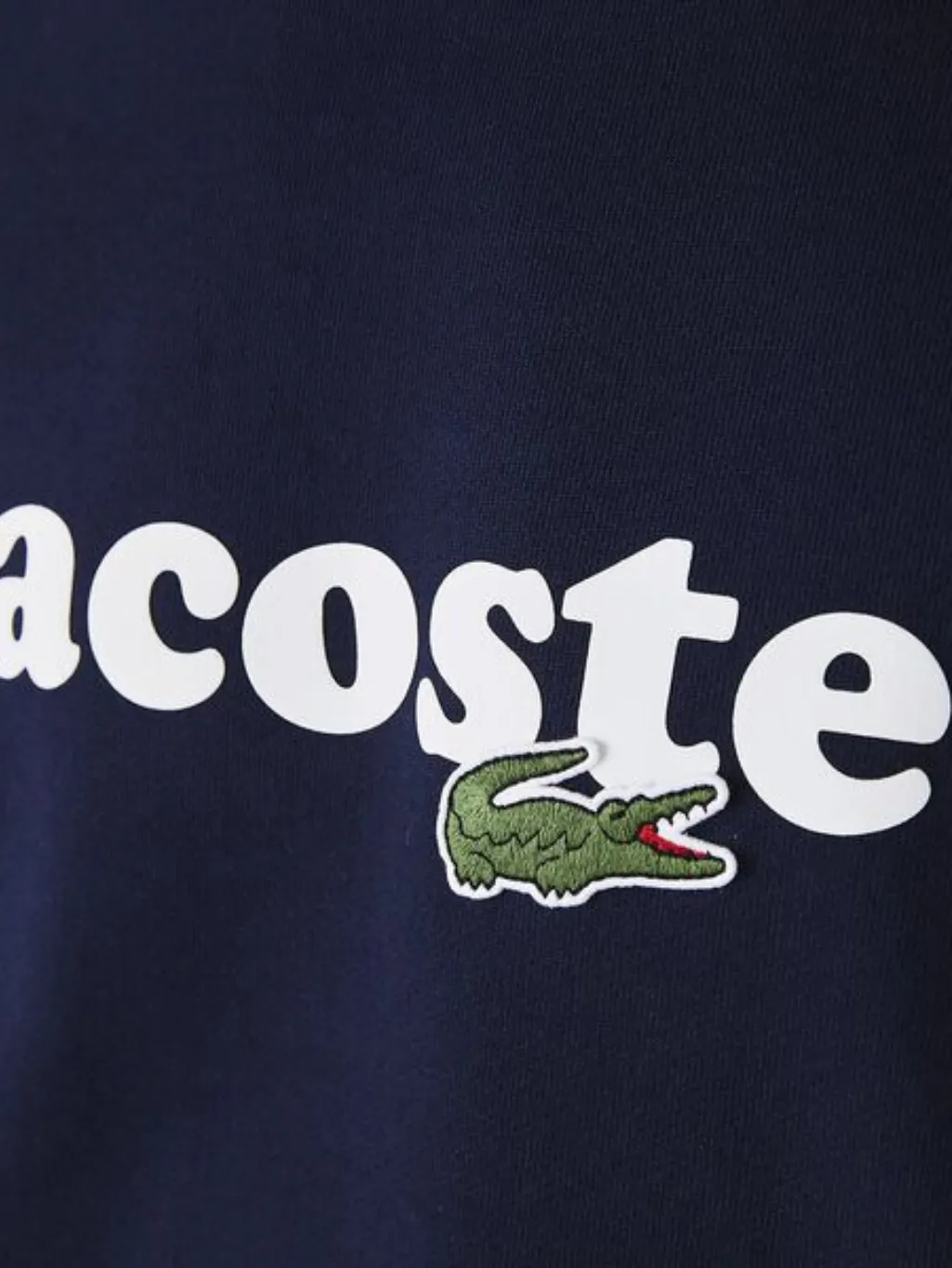 Lacoste Wording Crew Neck Sweat