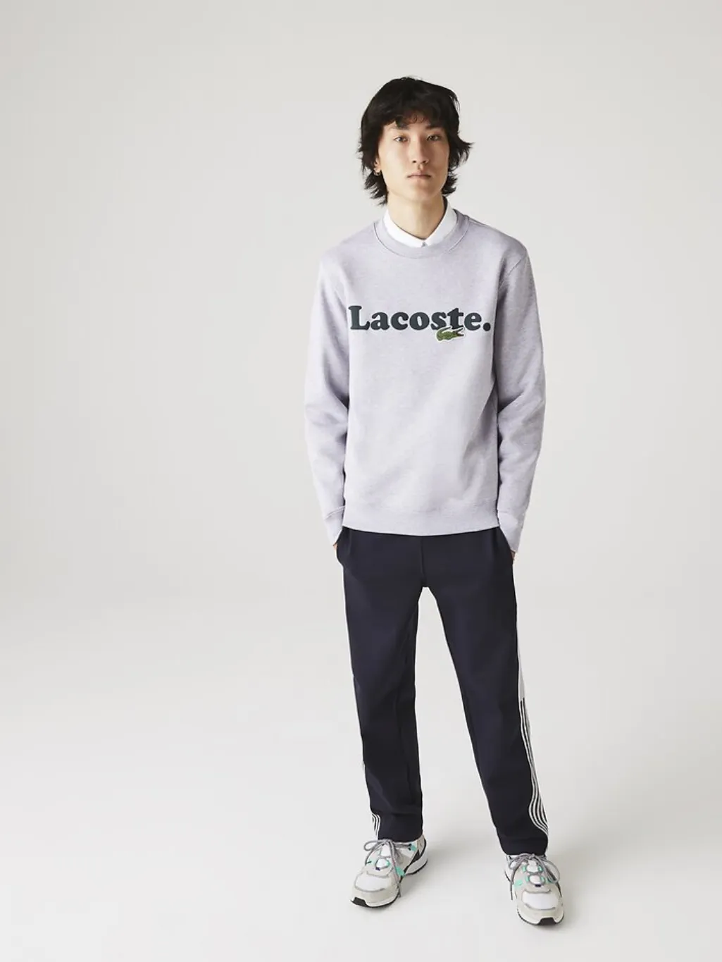 Lacoste Wording Crew Neck Sweat