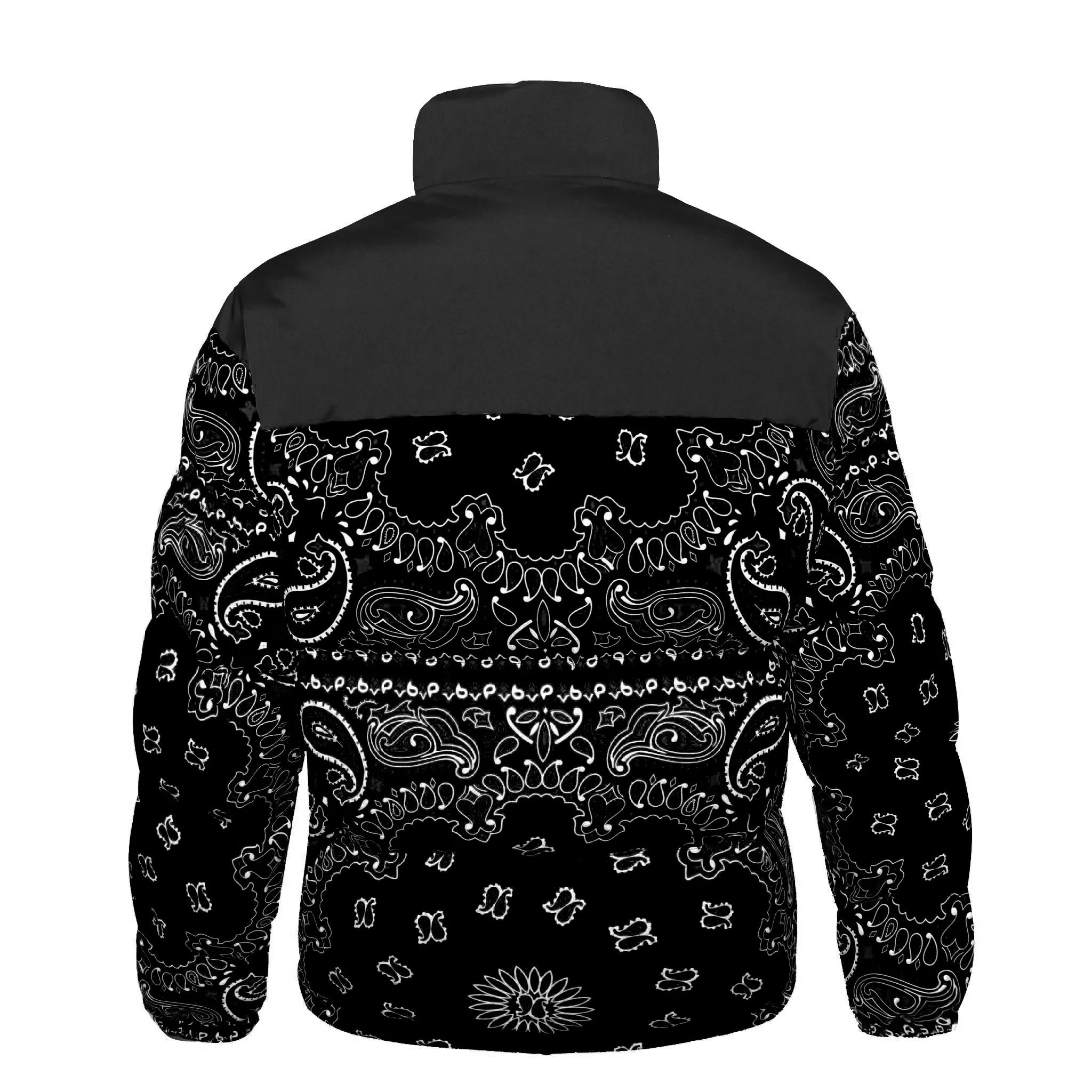 LE1 | Black Paisley Puffer