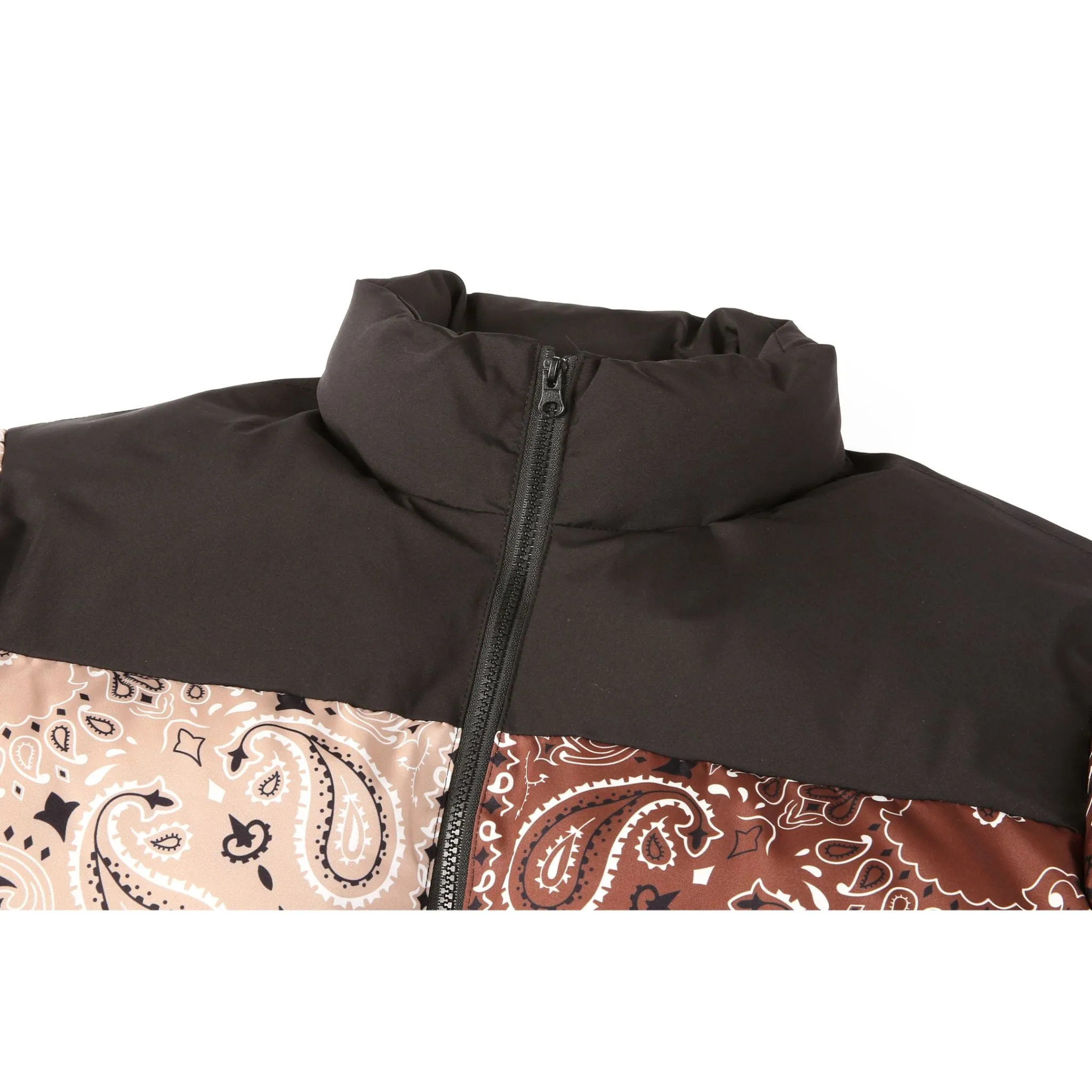 LE1 | Brown Paisley Puffer