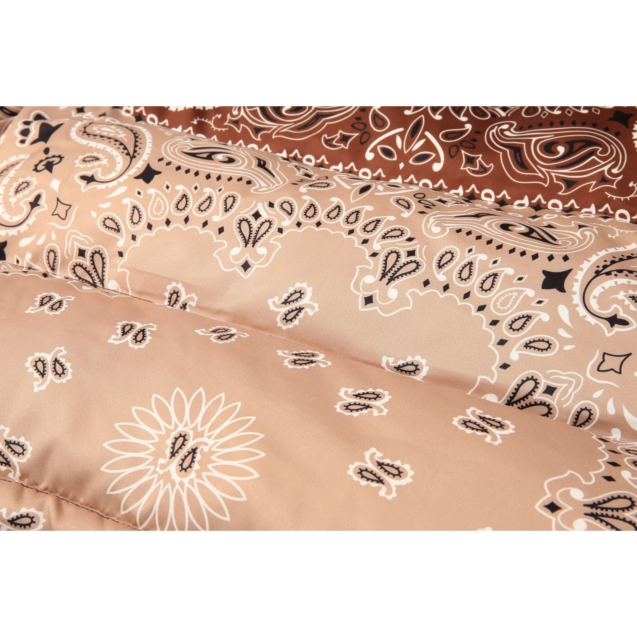 LE1 | Brown Paisley Puffer