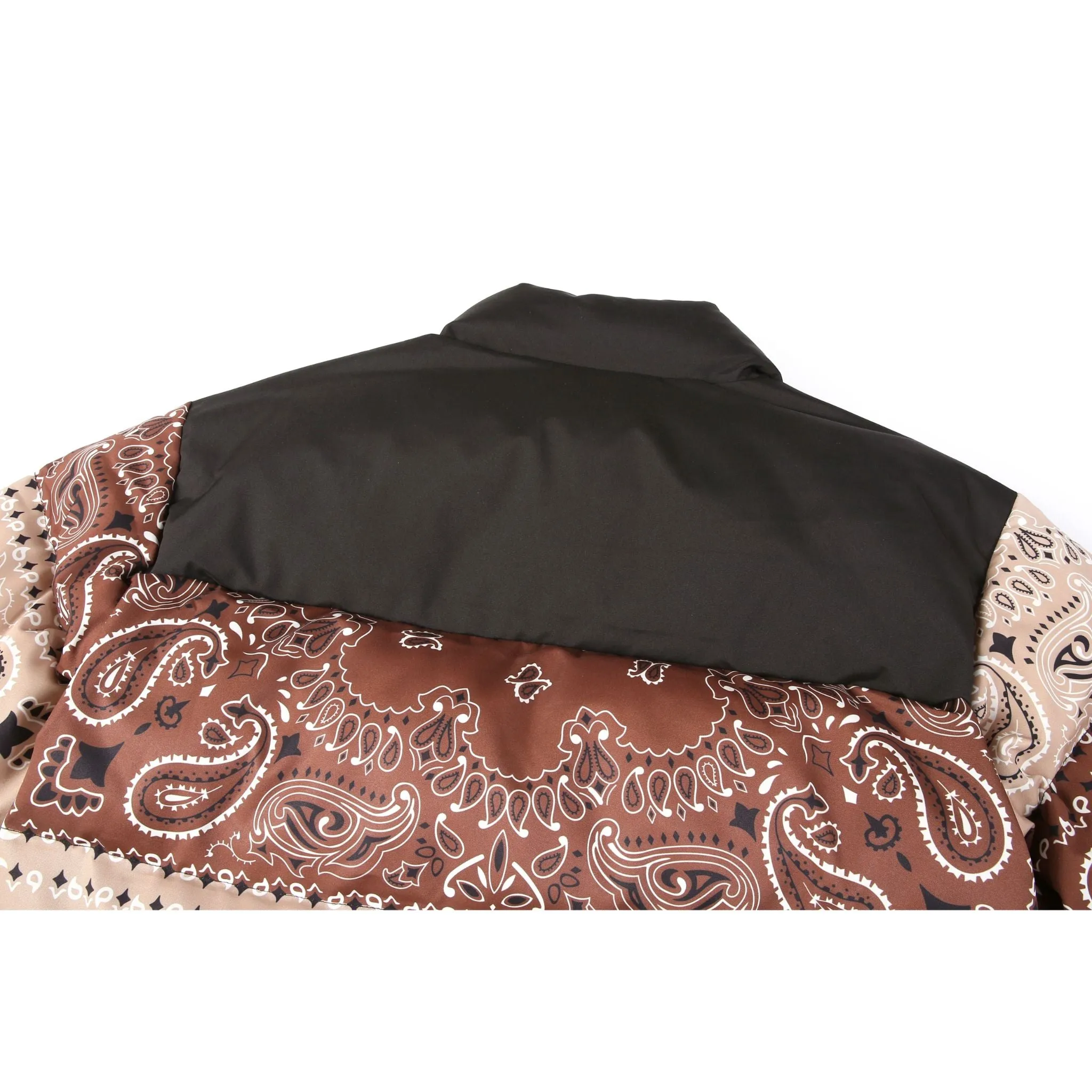 LE1 | Brown Paisley Puffer