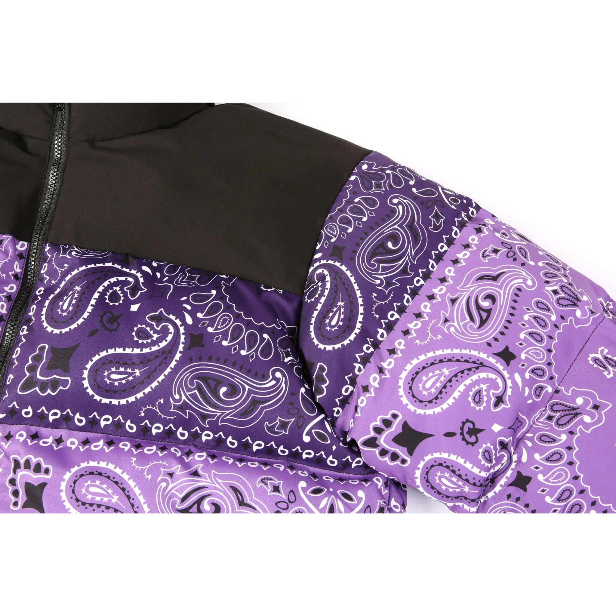 LE1 | Purple Paisley Puffer