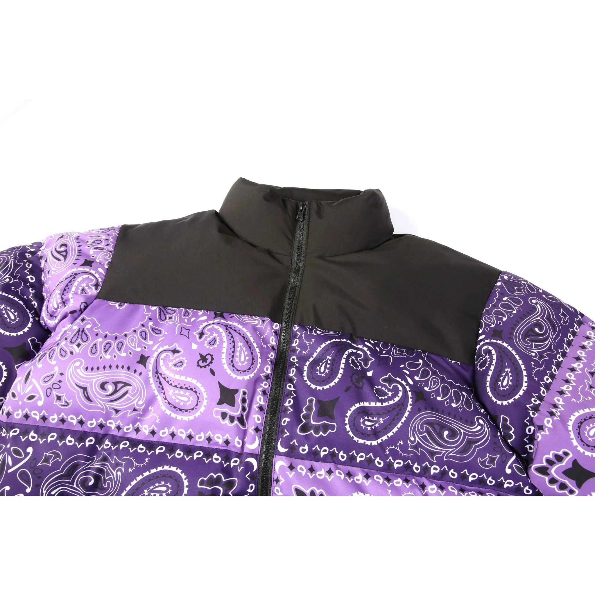 LE1 | Purple Paisley Puffer