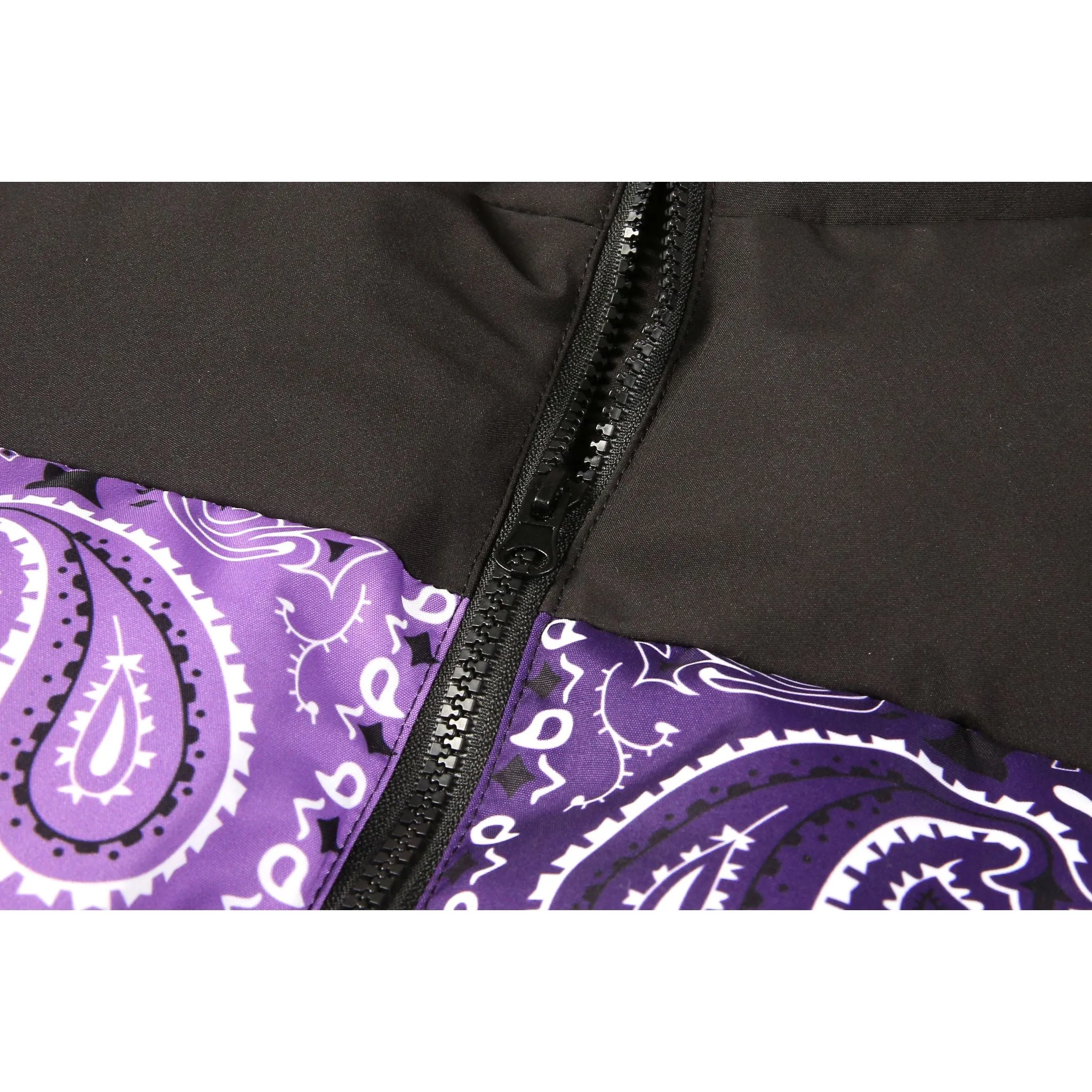 LE1 | Purple Paisley Puffer