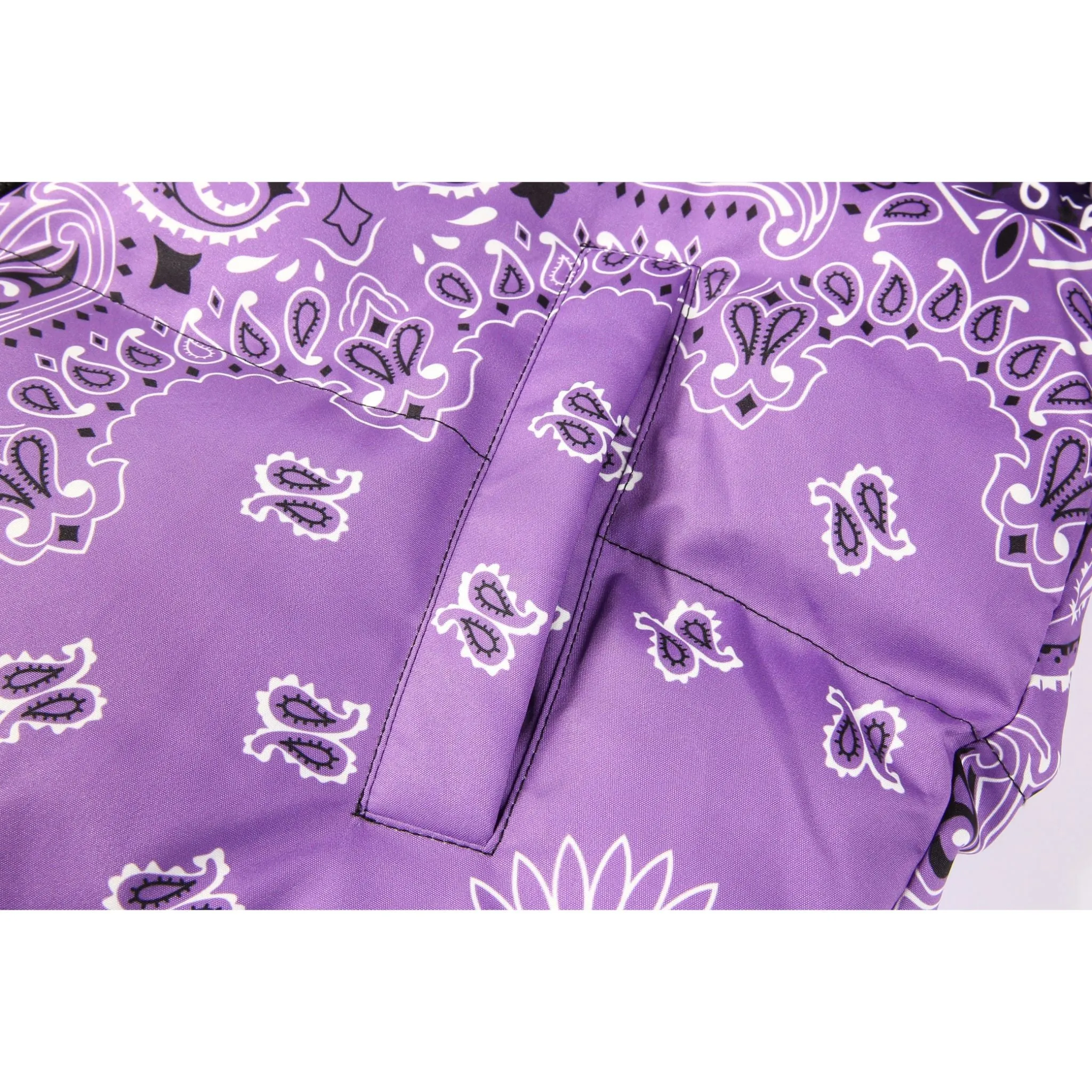 LE1 | Purple Paisley Puffer