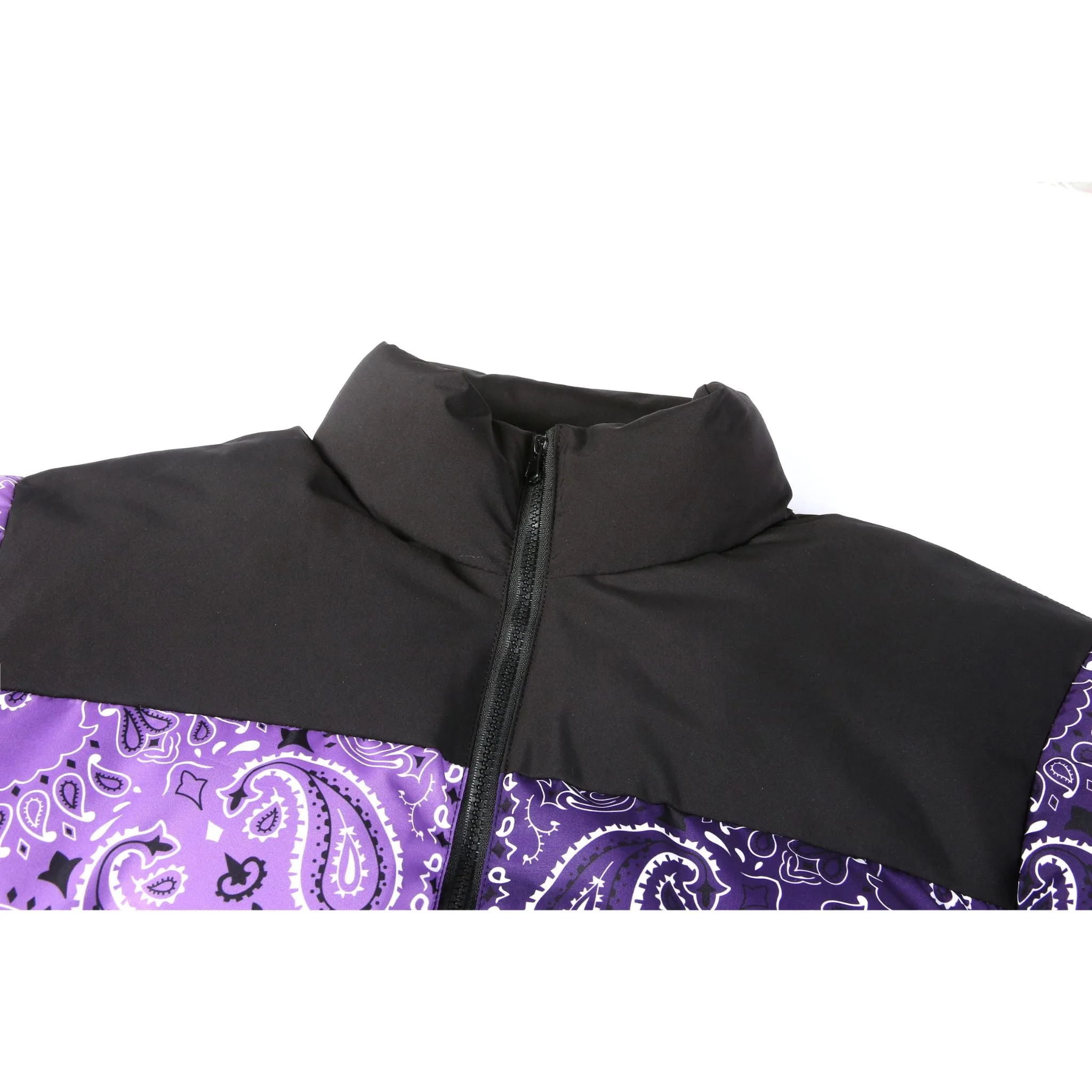 LE1 | Purple Paisley Puffer