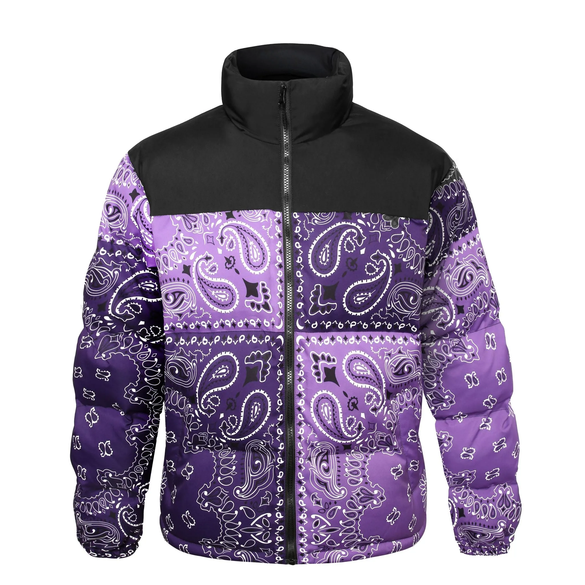 LE1 | Purple Paisley Puffer