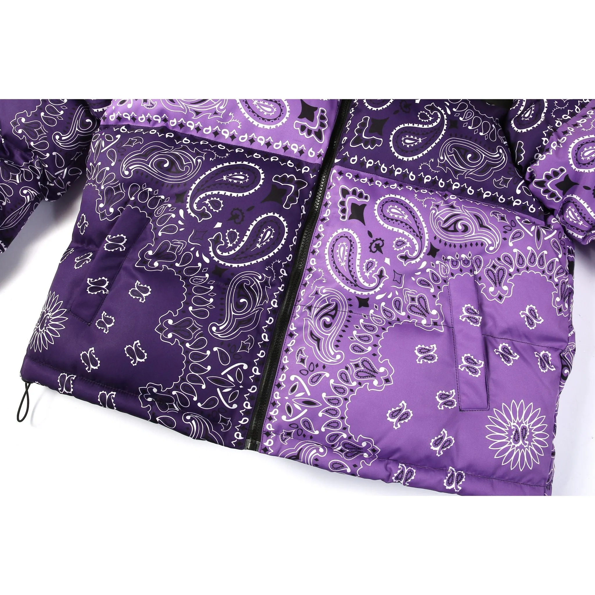 LE1 | Purple Paisley Puffer