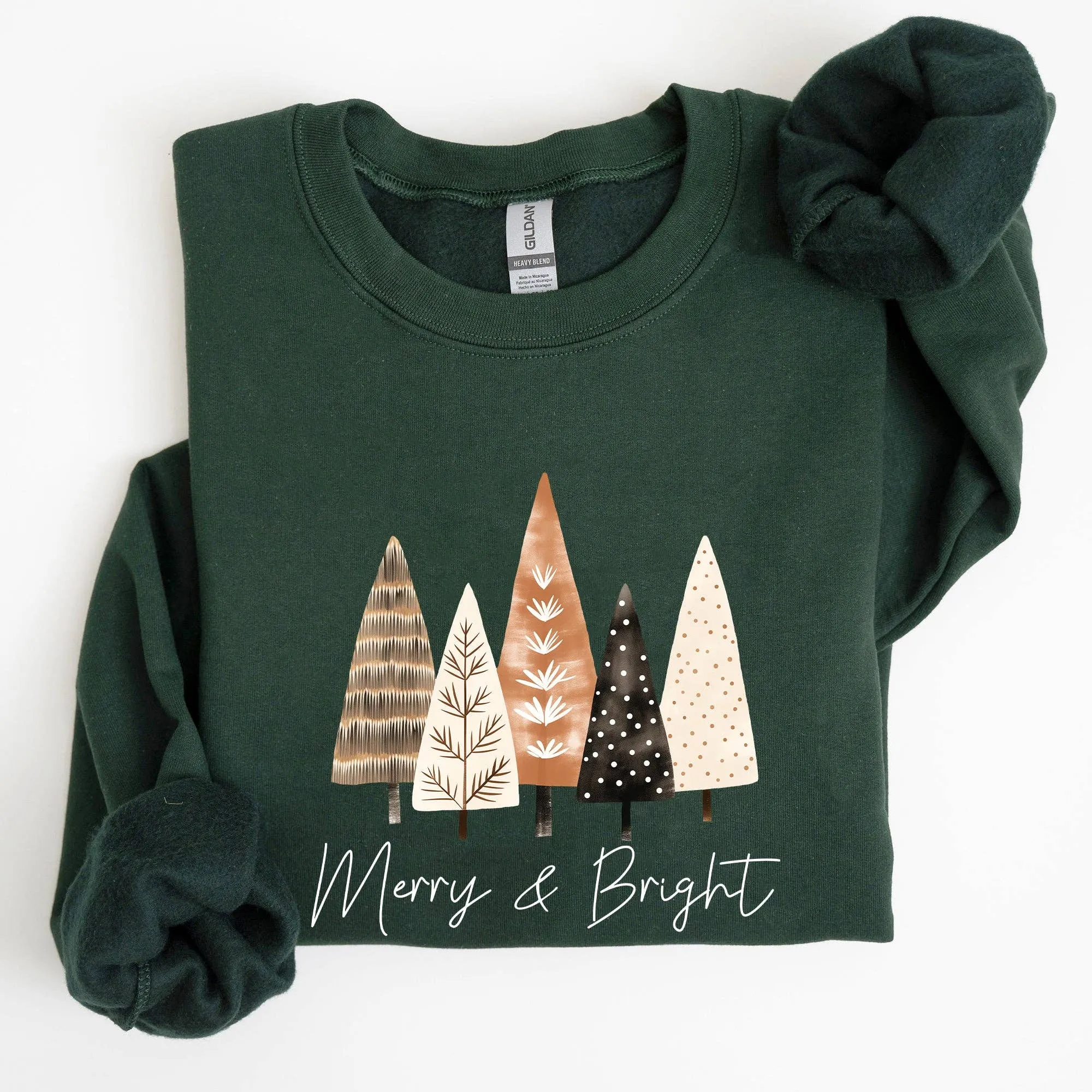 Merry and Bright Xmas Sweatshirt
