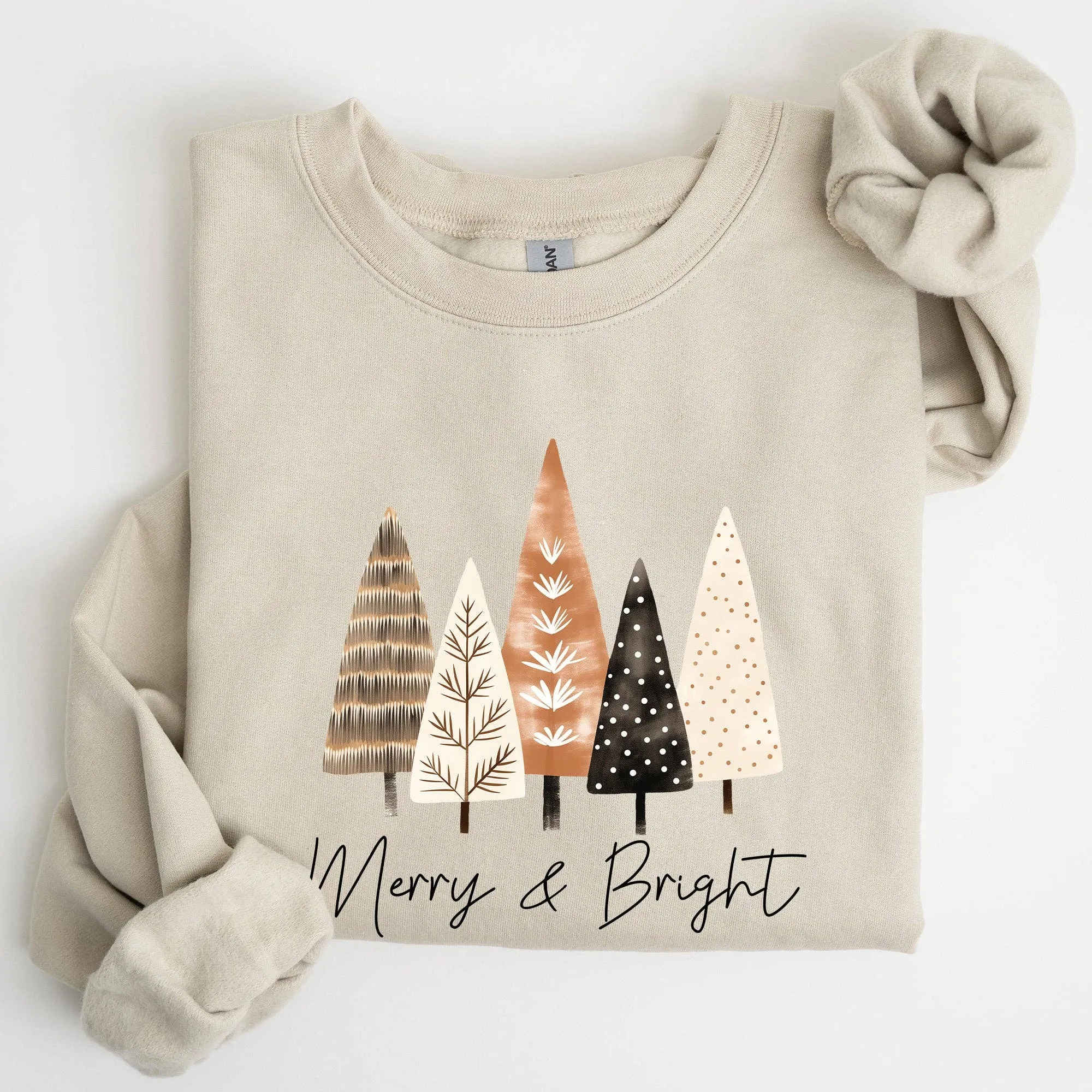 Merry and Bright Xmas Sweatshirt