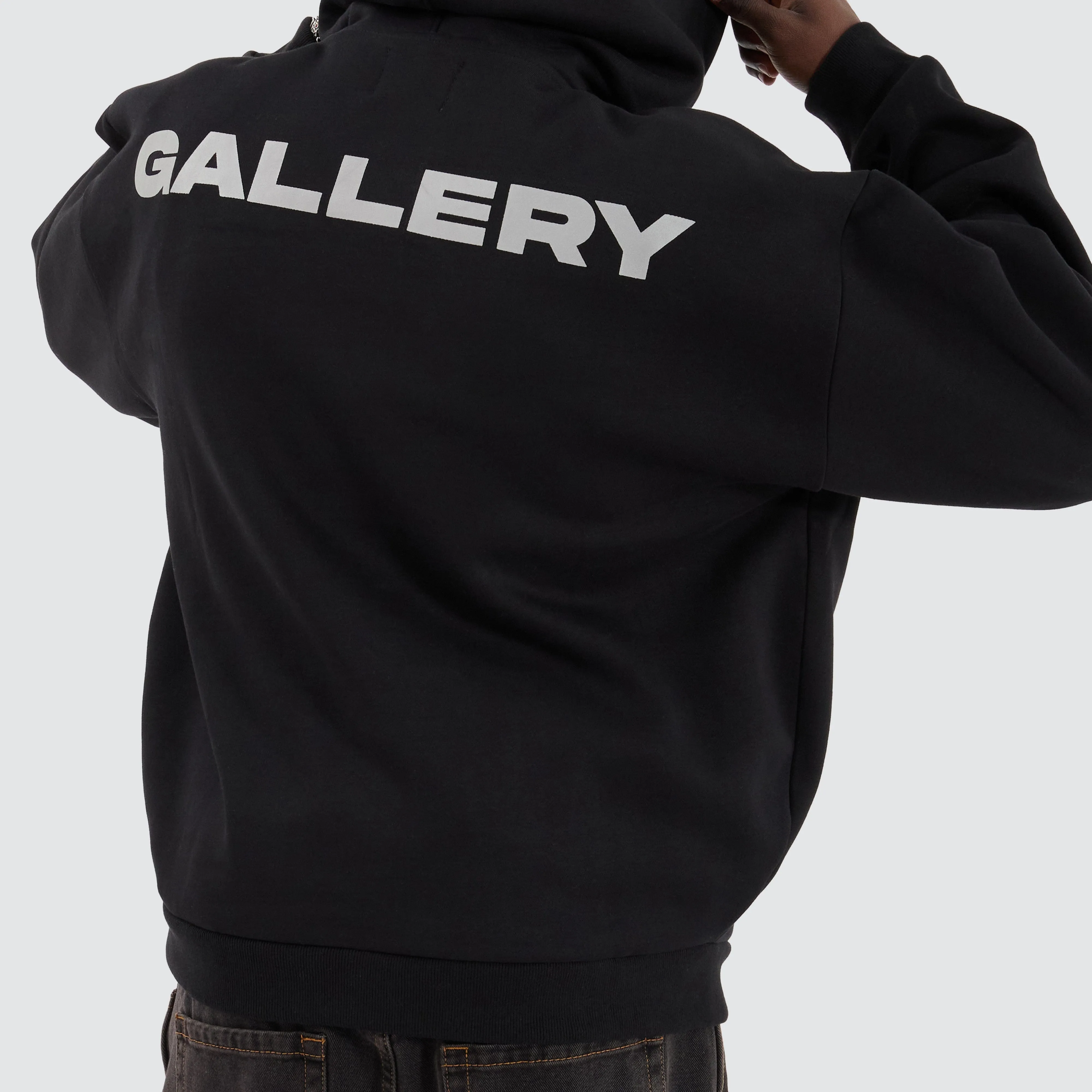Metal Street Hoodie Jet Black