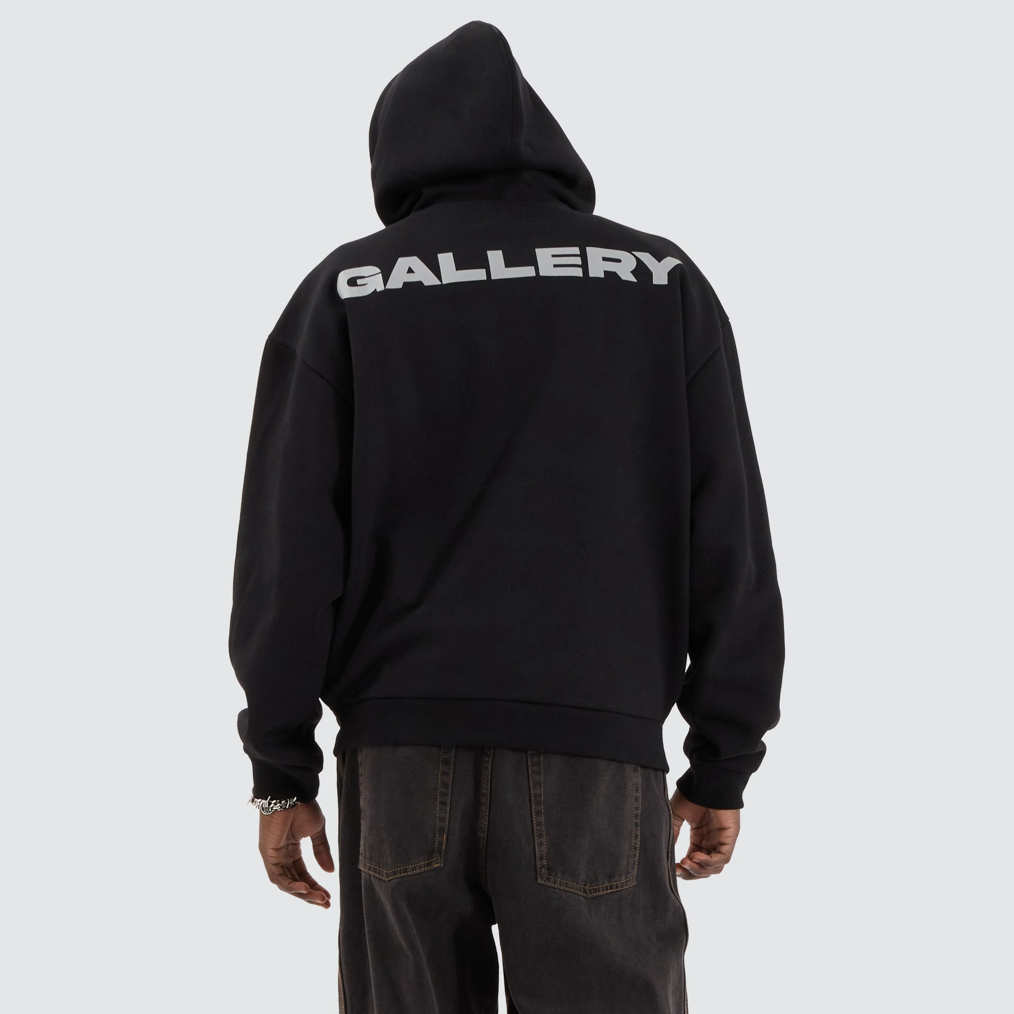 Metal Street Hoodie Jet Black