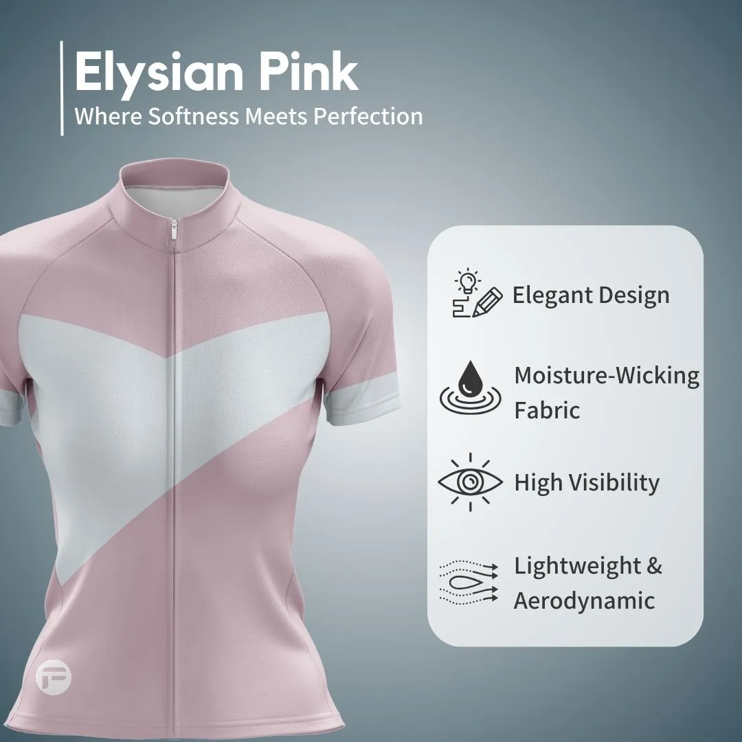 NEW! Elysian Pink | Women's Short Sleeve Cycling Jersey