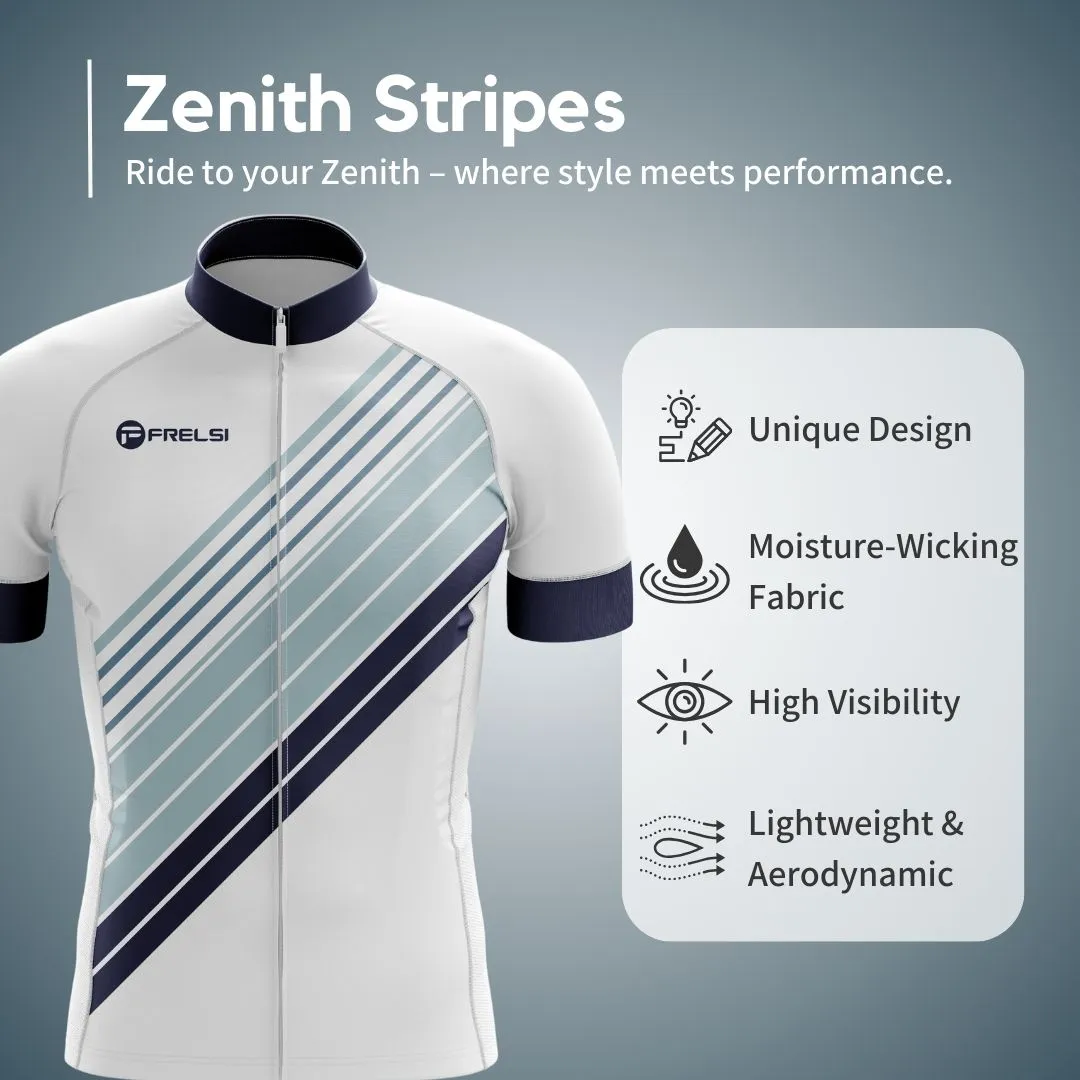 NEW! Zenith Stripes | Men's Short Sleeve Cycling Set