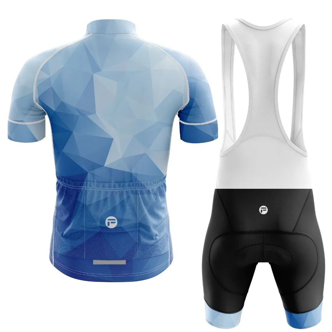 Ocean Blue | Men's Short Sleeve Cycling Set