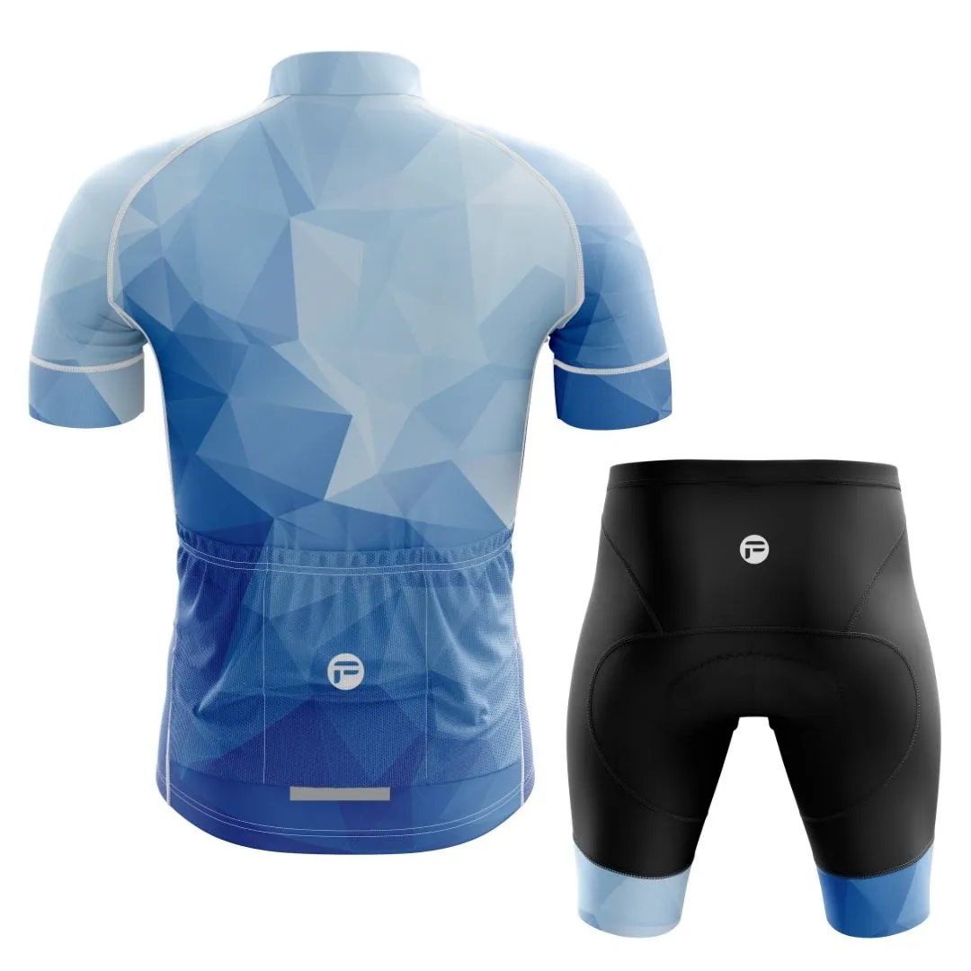 Ocean Blue | Men's Short Sleeve Cycling Set