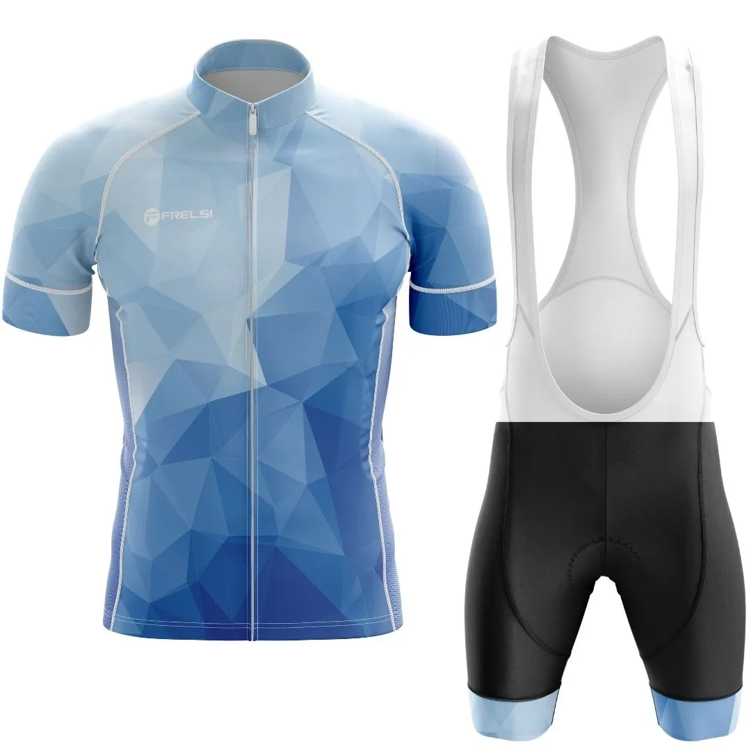 Ocean Blue | Men's Short Sleeve Cycling Set