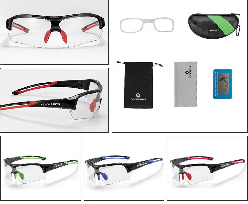 Photochromic Sports Cycling Glasses
