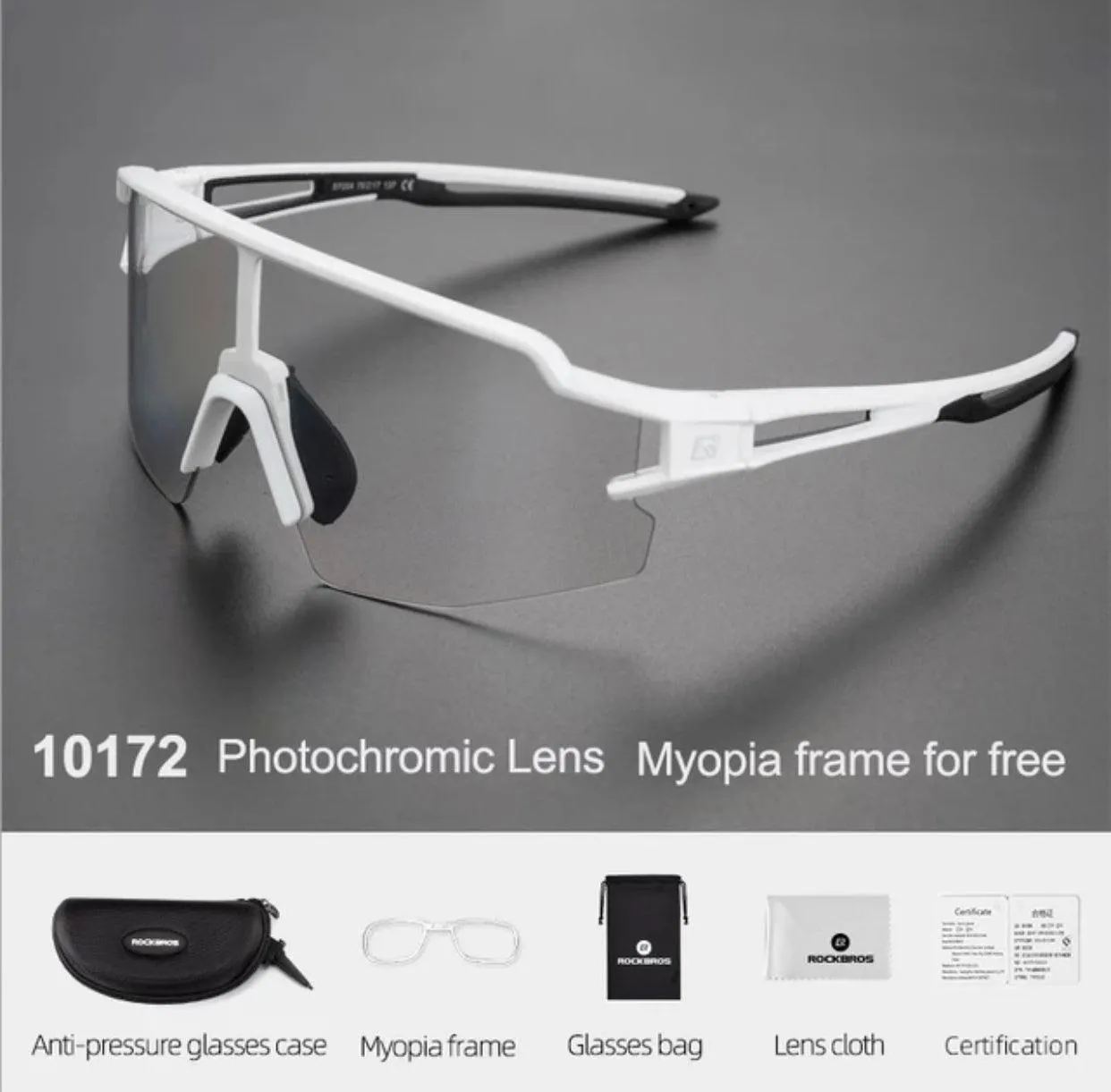 Photochromic Sports Cycling Glasses