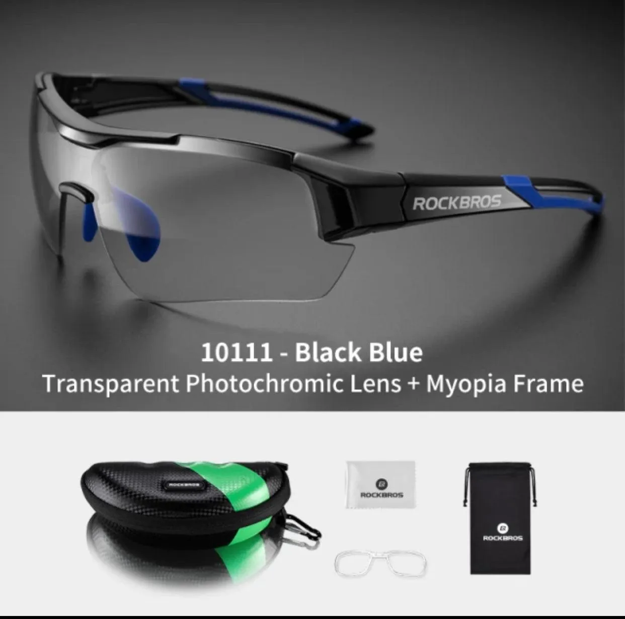 Photochromic Sports Cycling Glasses