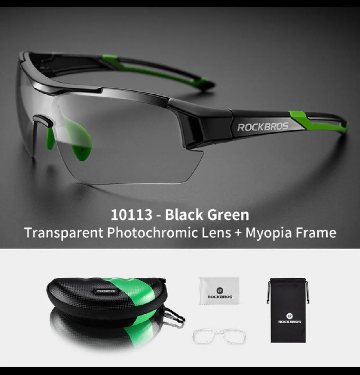 Photochromic Sports Cycling Glasses